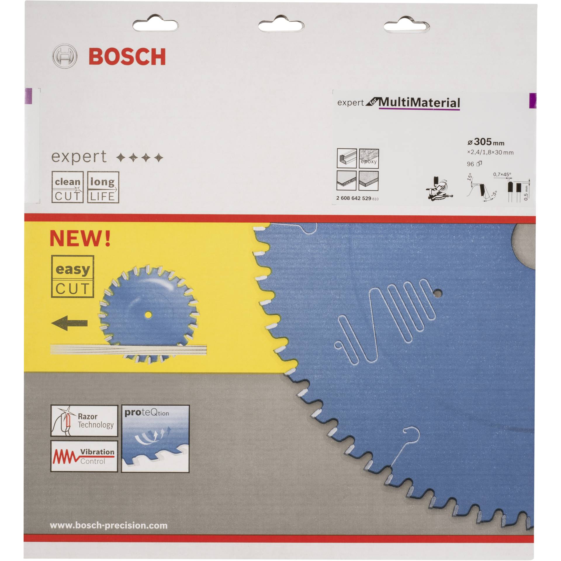 Bosch lama per sega circolare EX MU B 305x30-96