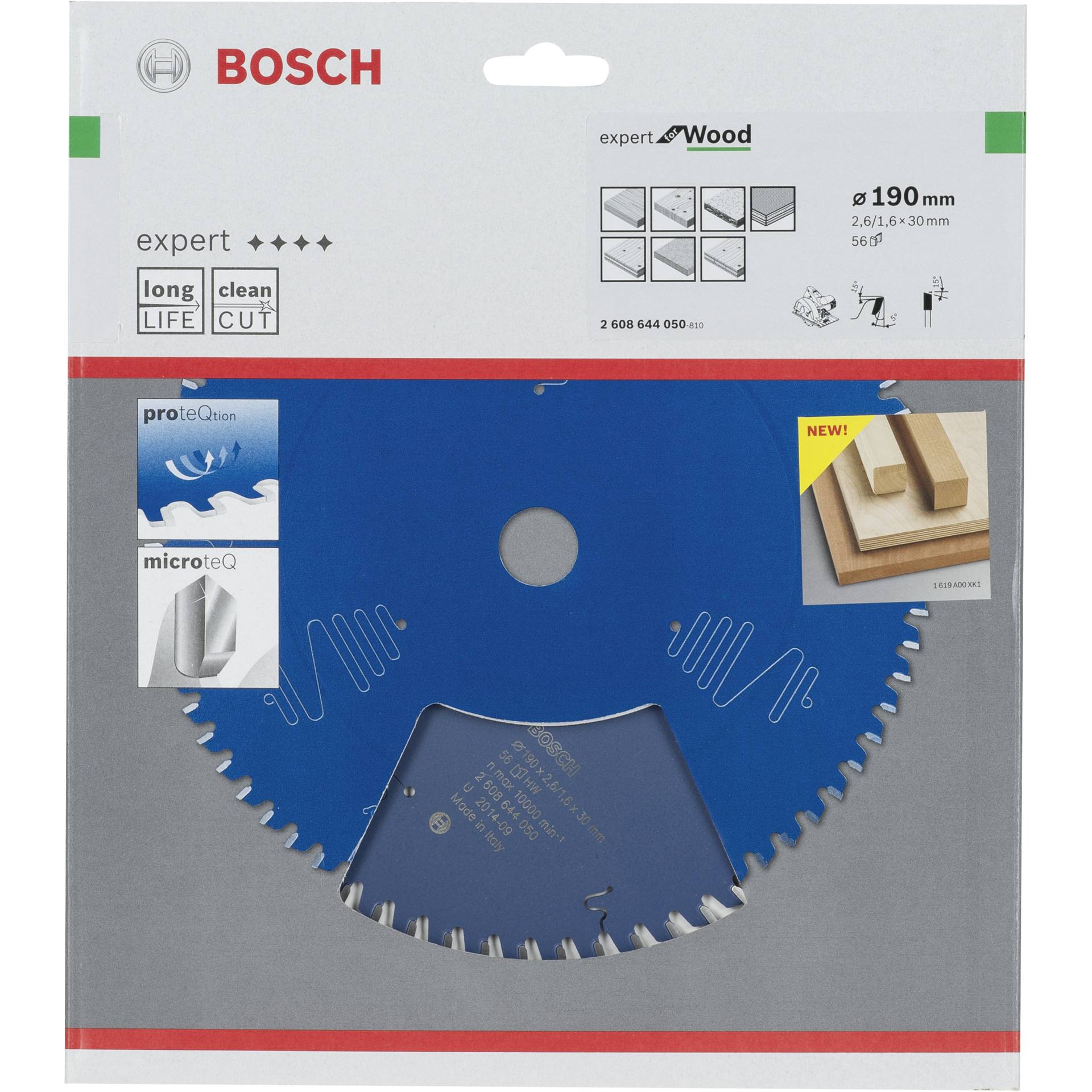 Bosch lama per sega circolare EX WO H 190x30-56