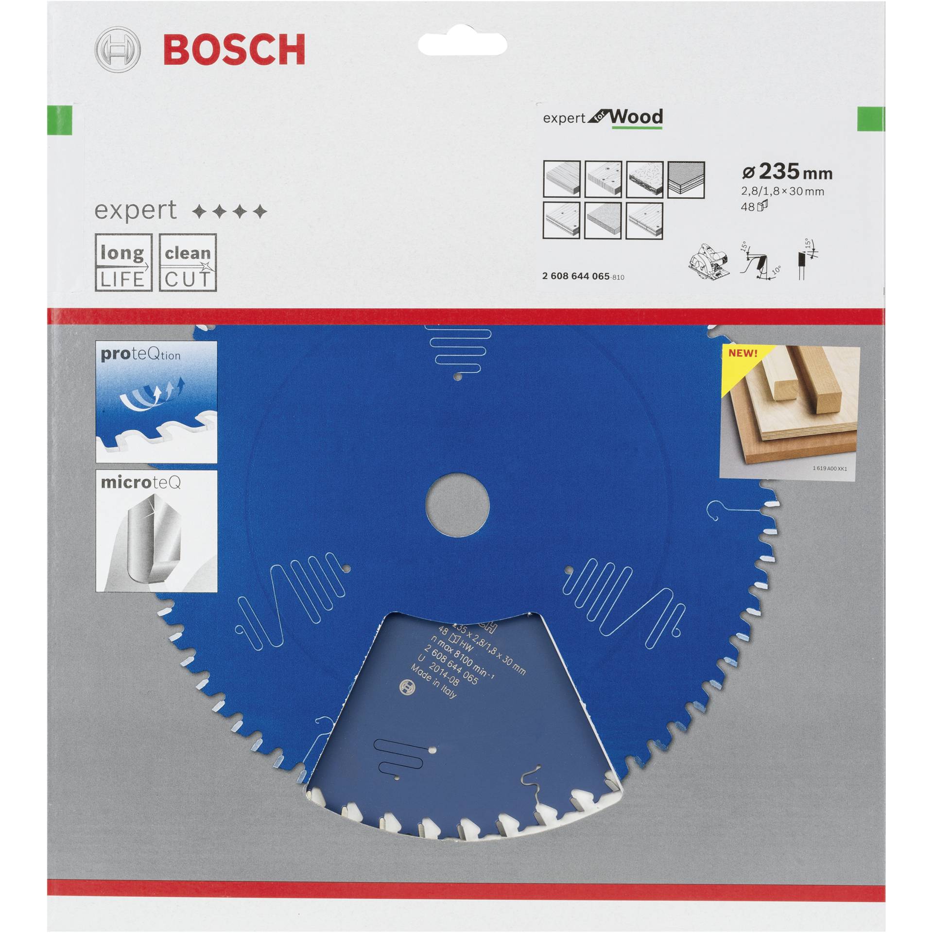 Bosch lama per sega circolare EX WO H 235x30-48