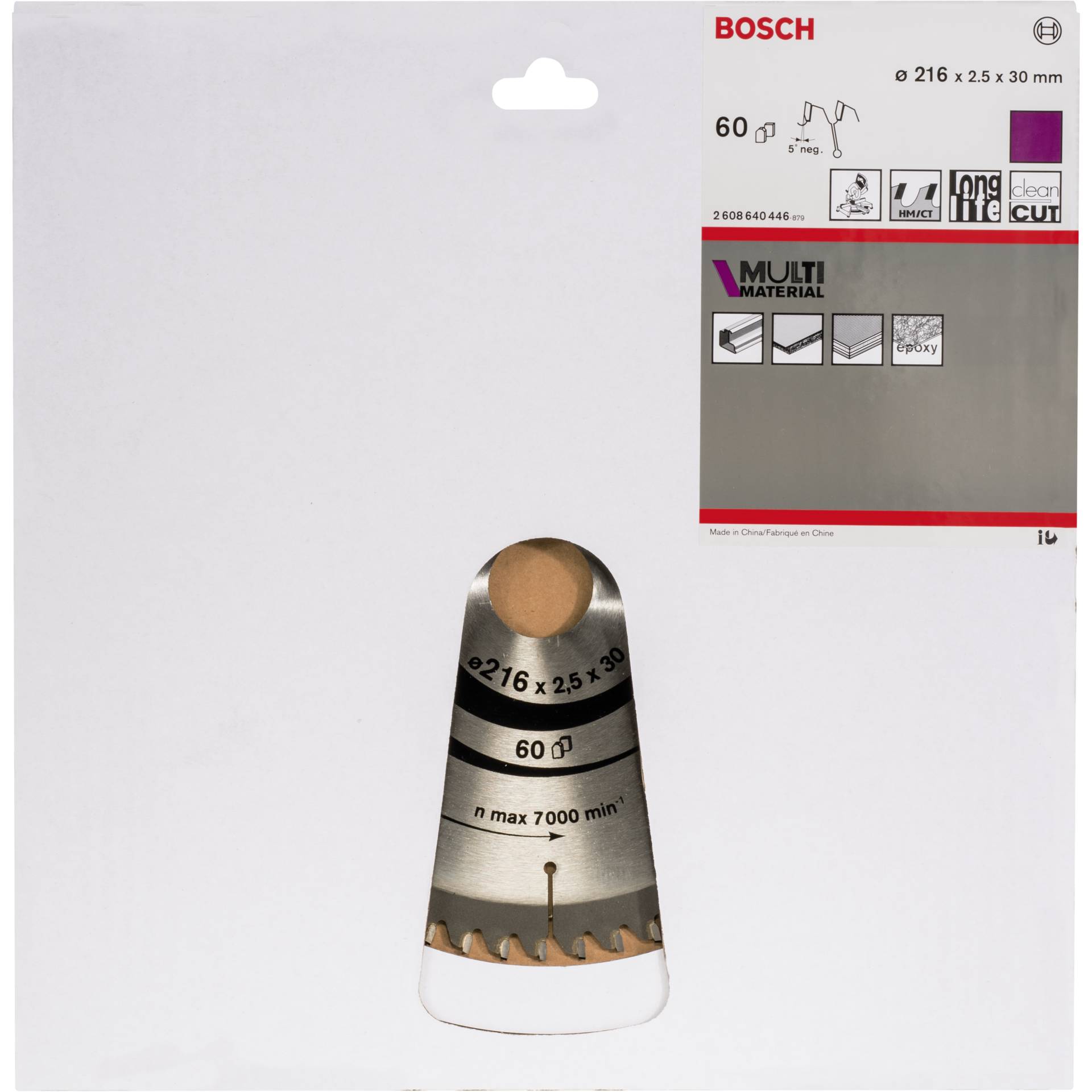 Bosch lama per sega circolare MM MU B 216x30-60