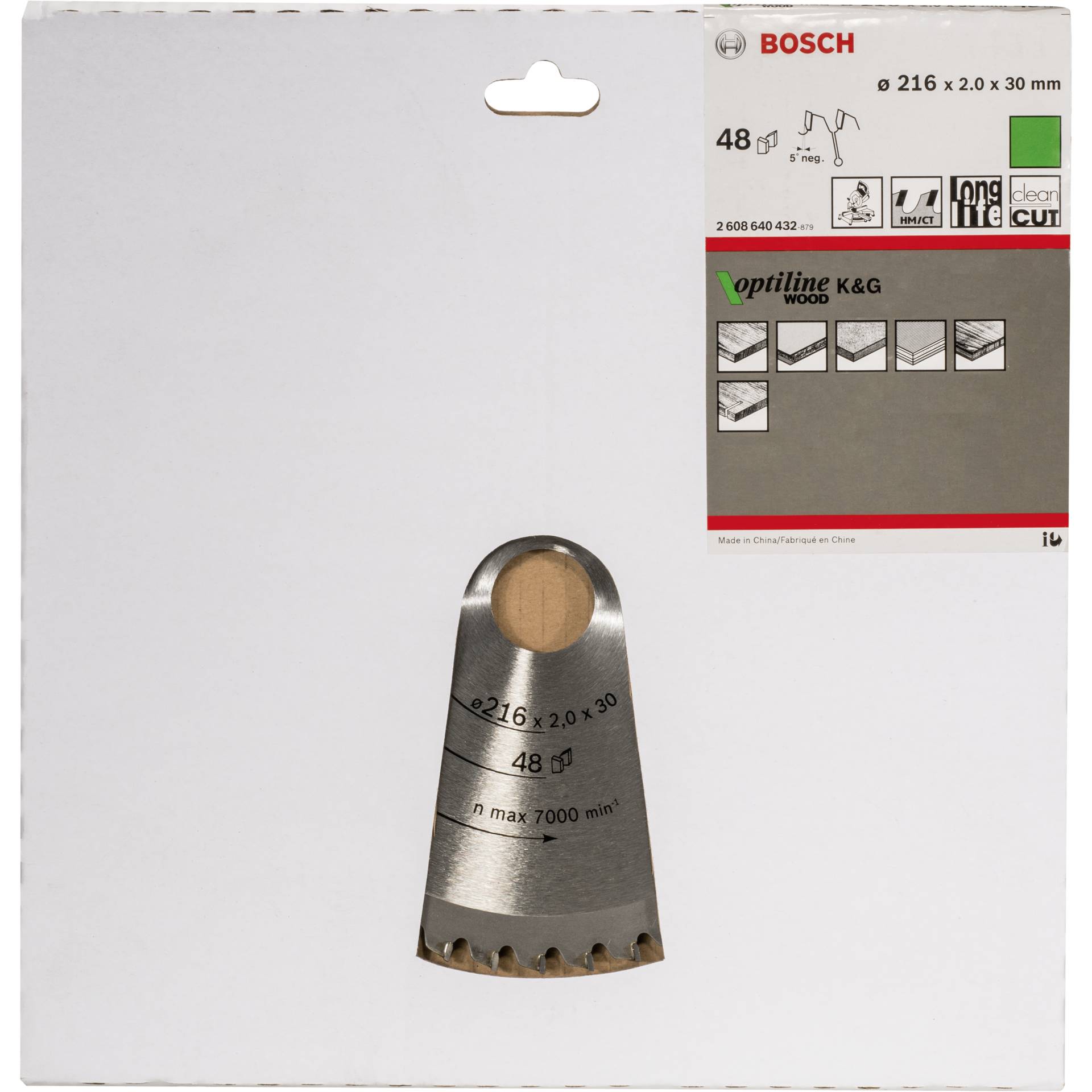 Bosch lama per sega circolare OP WO B 216x30-48