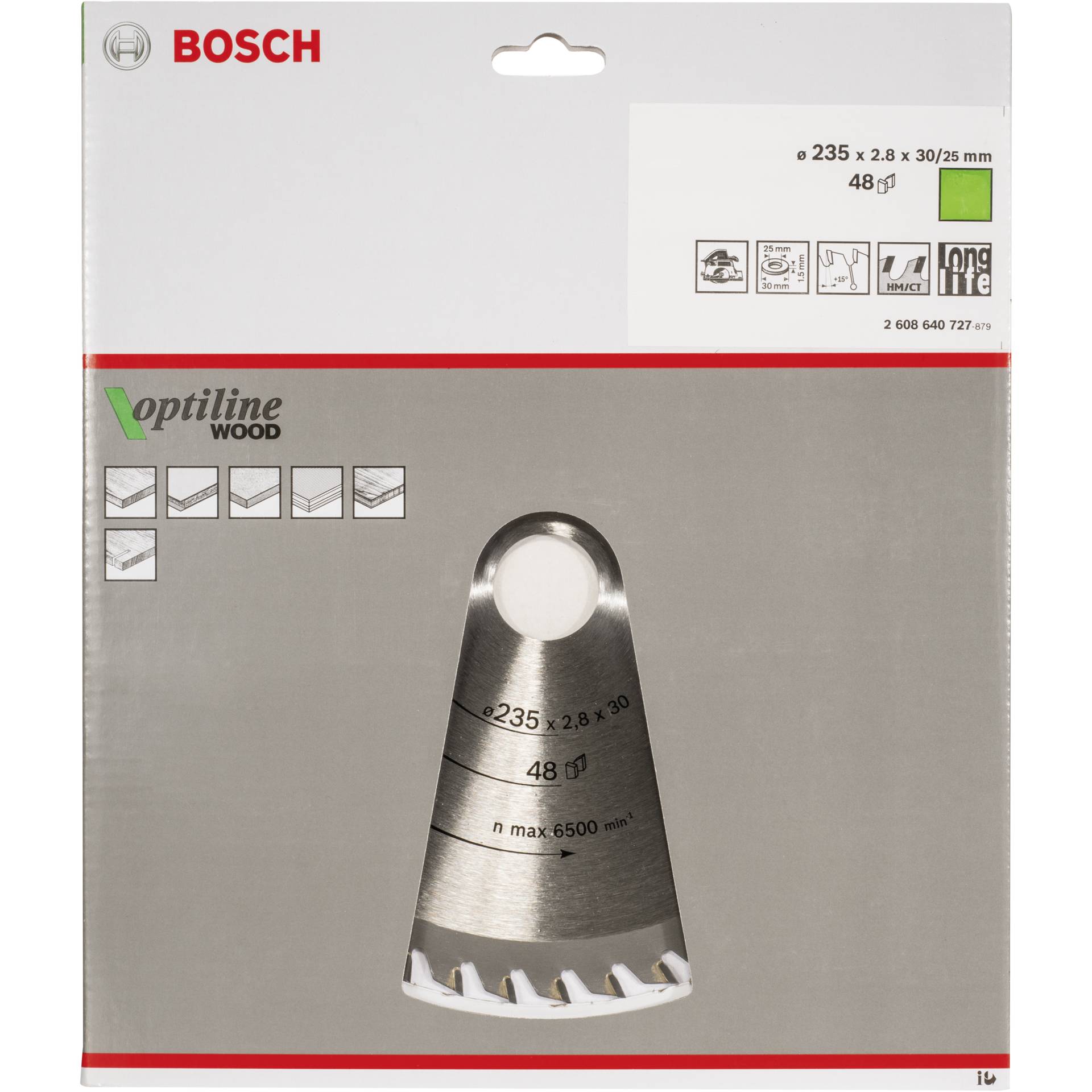 Bosch lama per sega circolare OP WO H 235x30-48