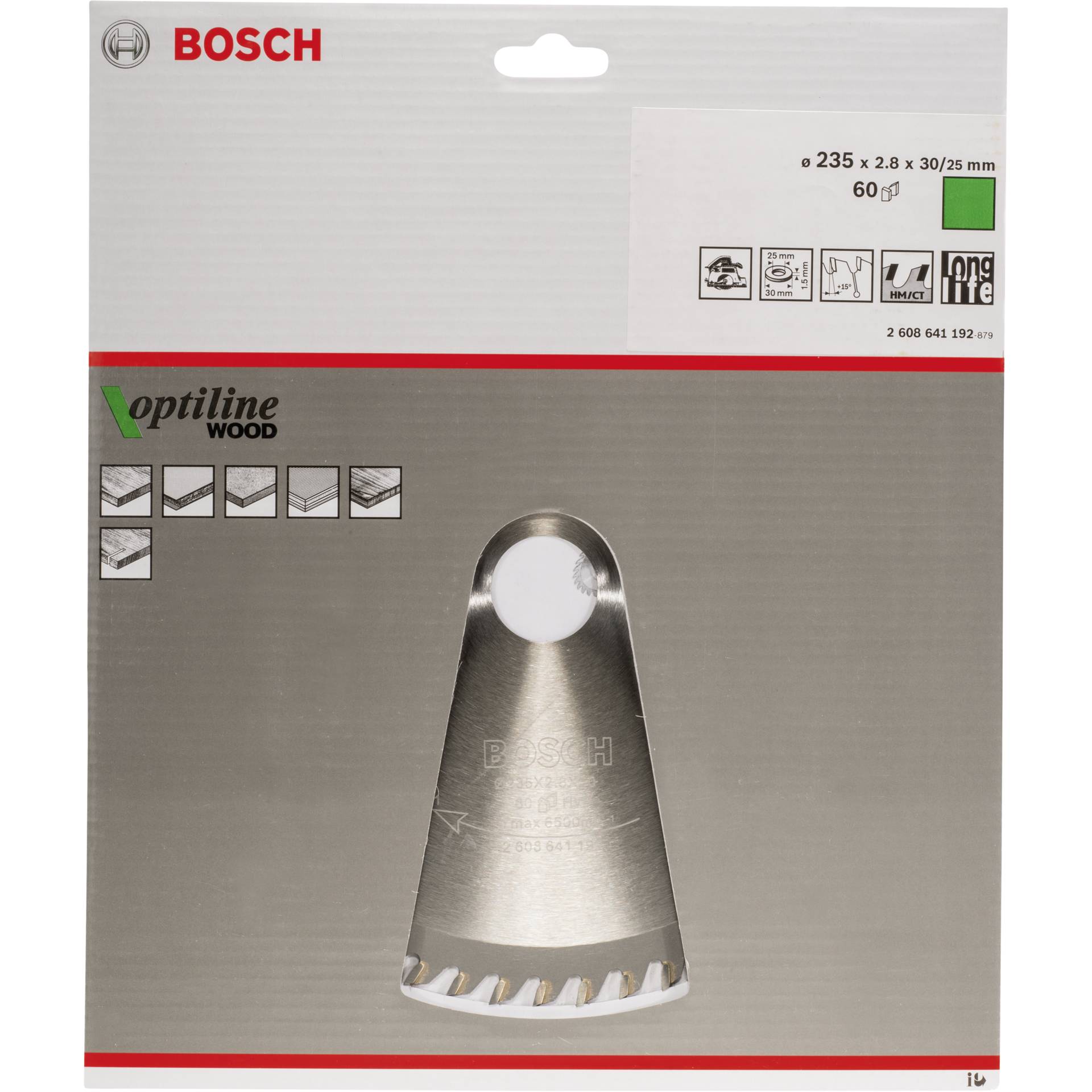Bosch lama per sega circolare OP WO H 235x30-60