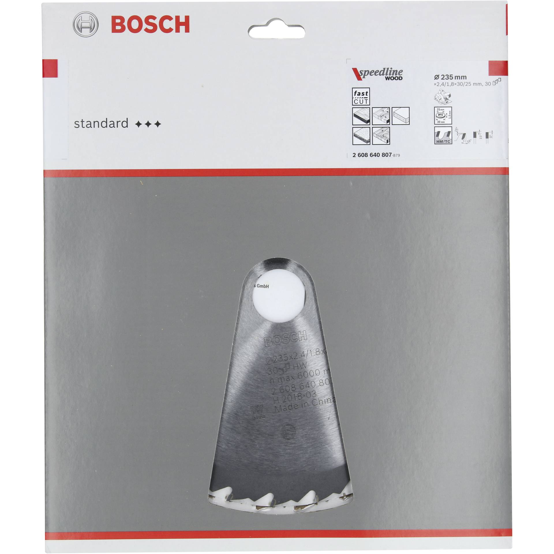 Bosch lama per sega circolare SE WO H 235x30-30