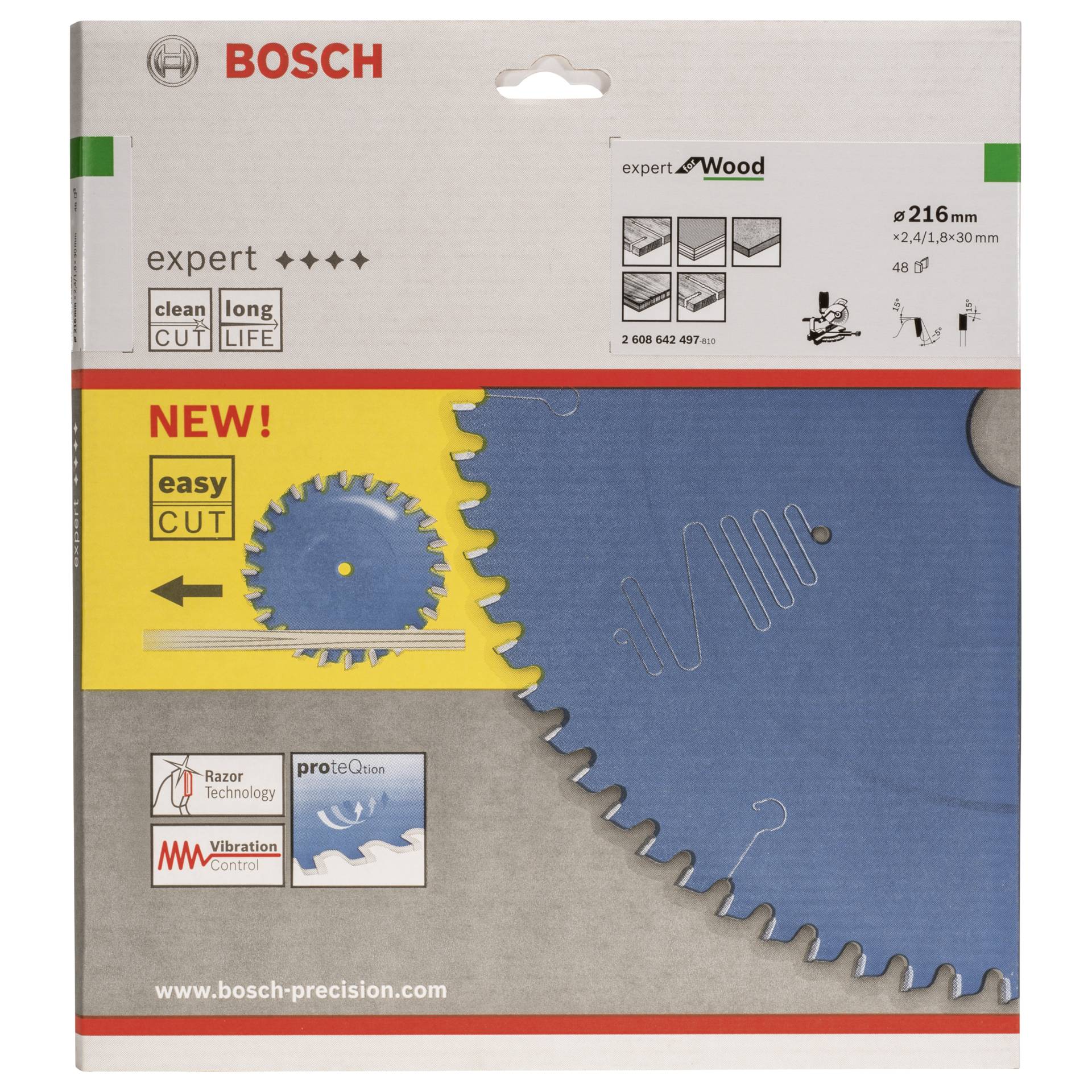 Bosch lama sega circolare EX WO B 216x30x48
