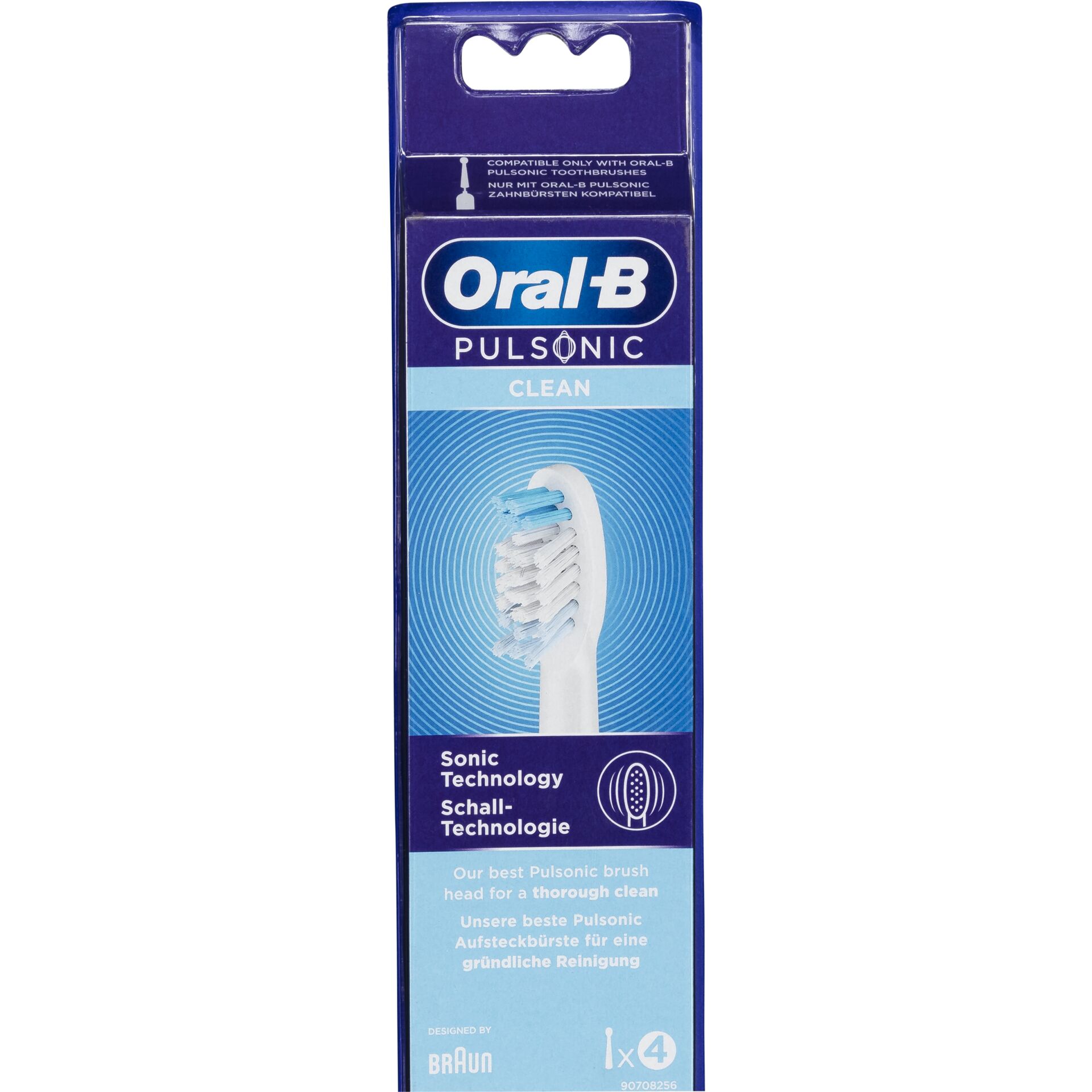Braun Oral-B test. di ricambio Pulsonic Clean 4pz