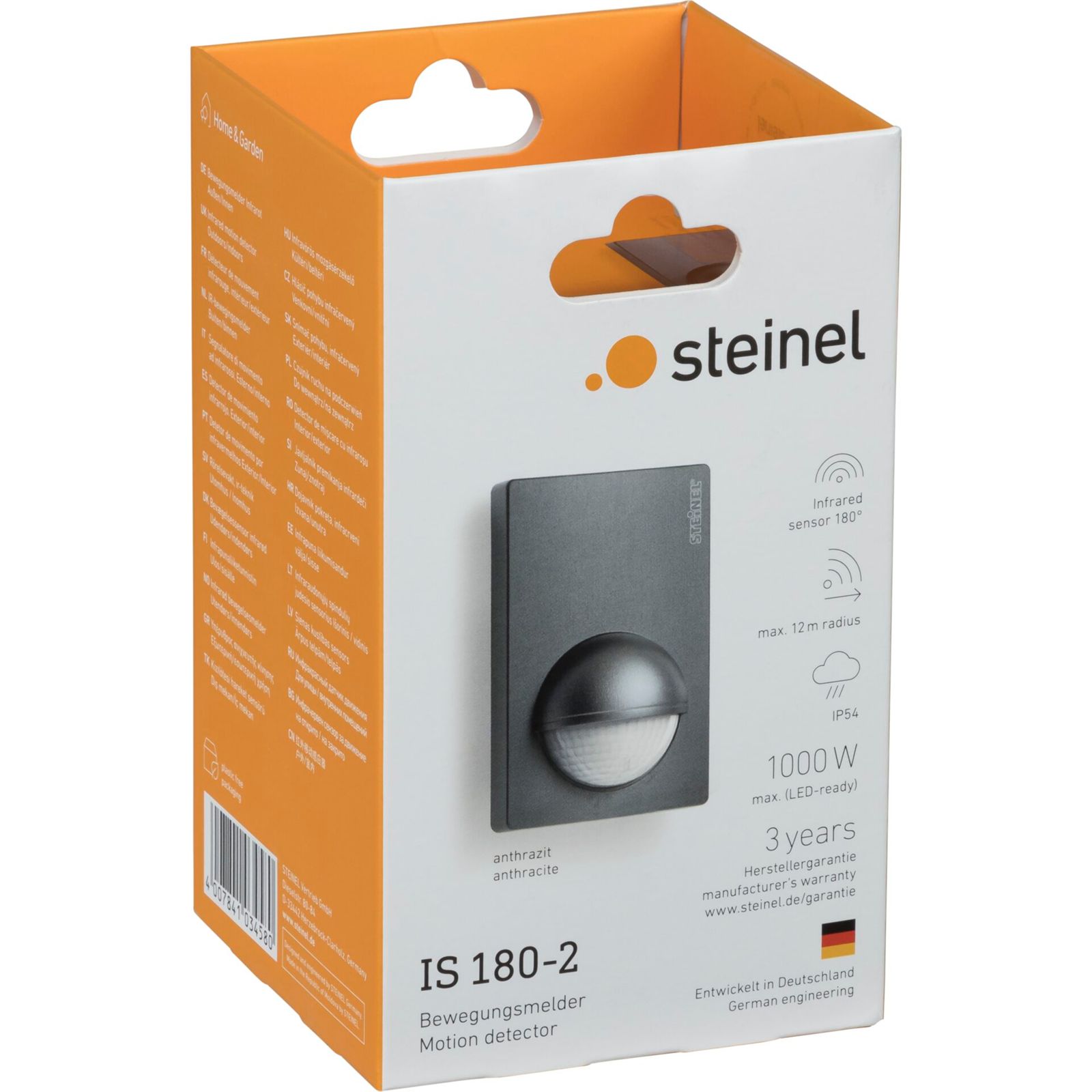 Steinel IS 180-2 antracite sensore di movimento