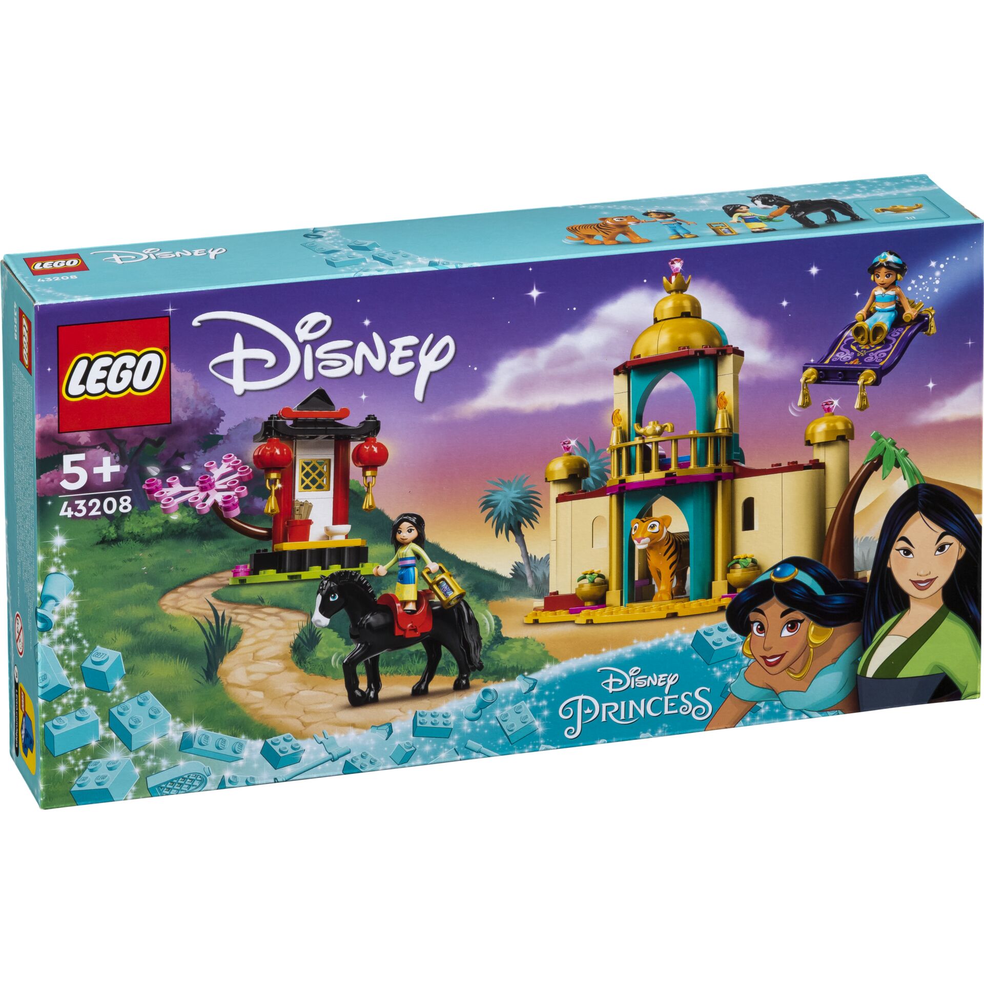 LEGO Disney Princess  43208 L'avventura di Jasmin e Mulan
