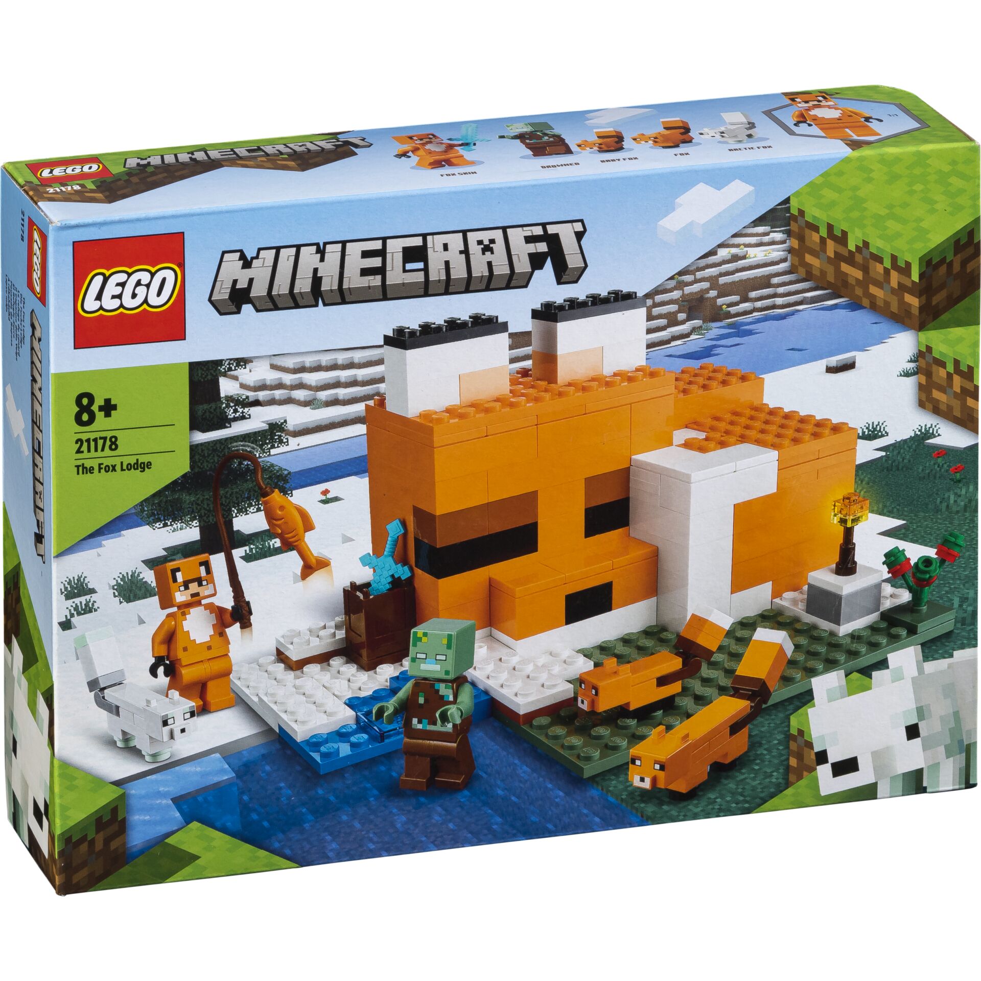LEGO Minecraft 21178 Il capanno della volpe