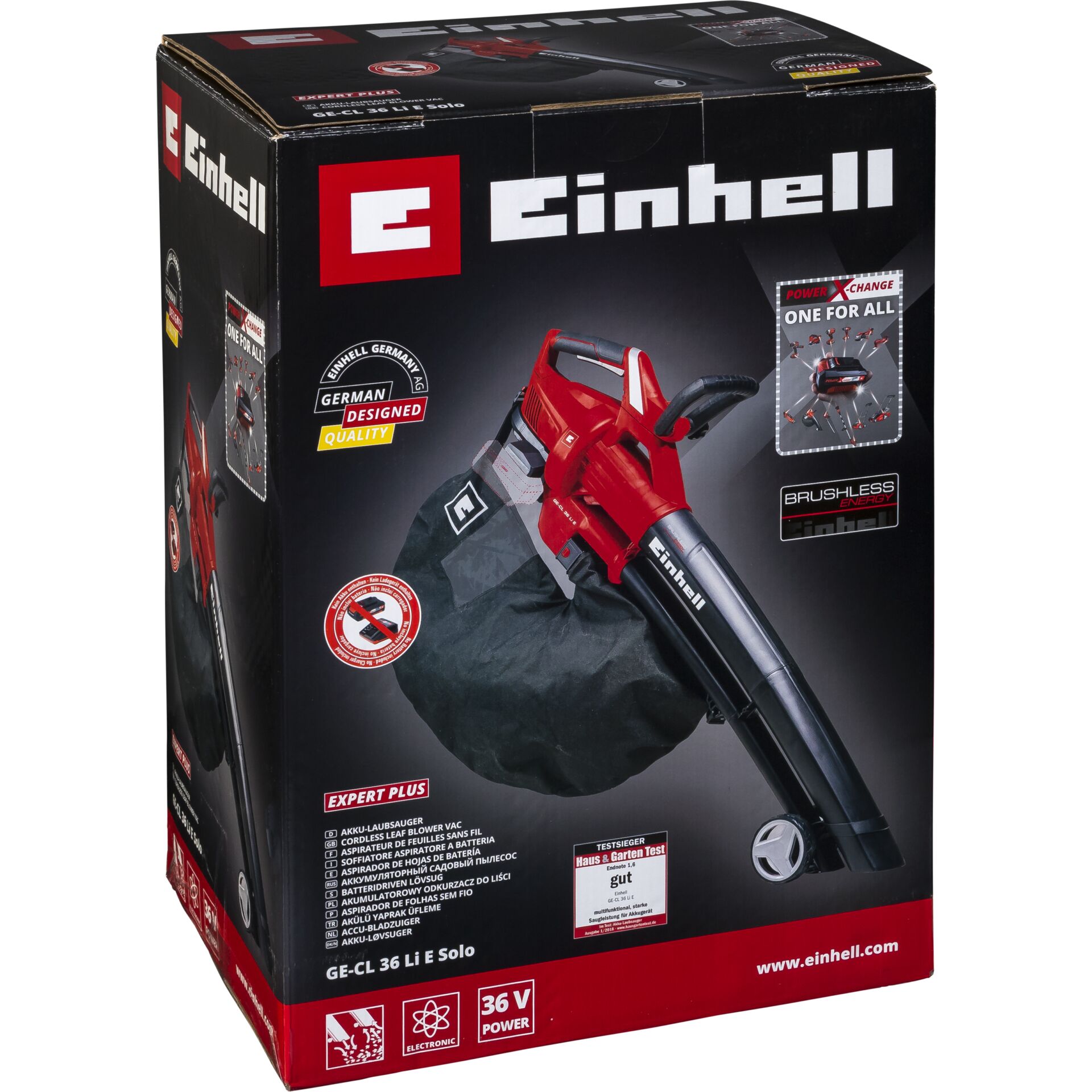 Einhell GE-CL 36 Li aspiratore foglie a batteria