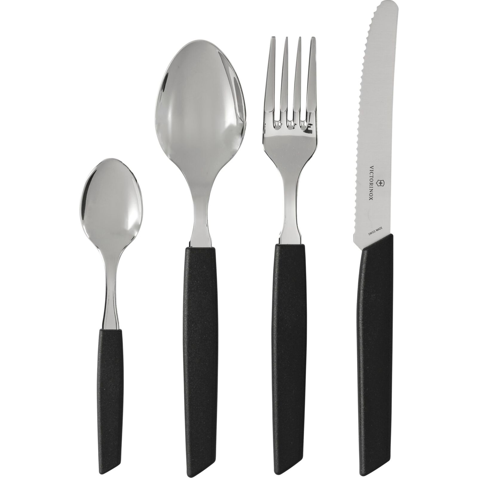 Victorinox Swiss Modern Cutlery Set 24 pcs. black