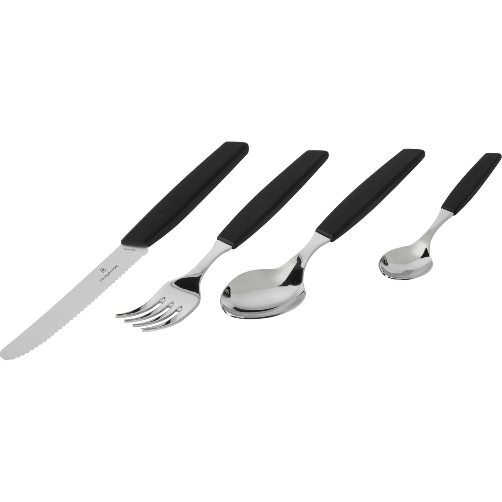Victorinox Swiss Modern Cutlery Set 24 pcs. black