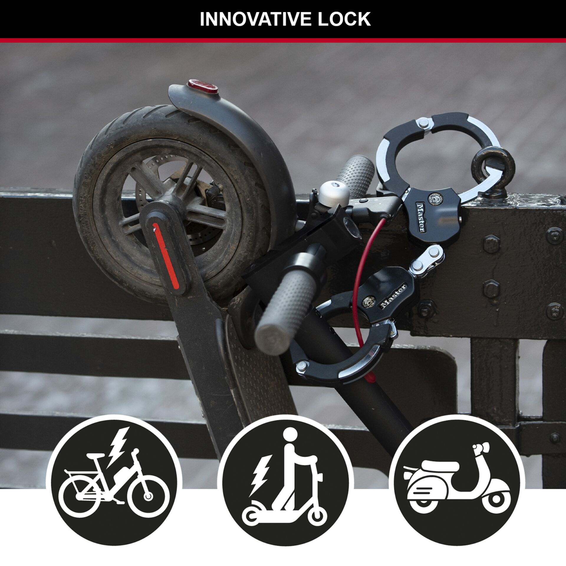 Master Lock Street Cuff con chiave corto 8200EURDPRO