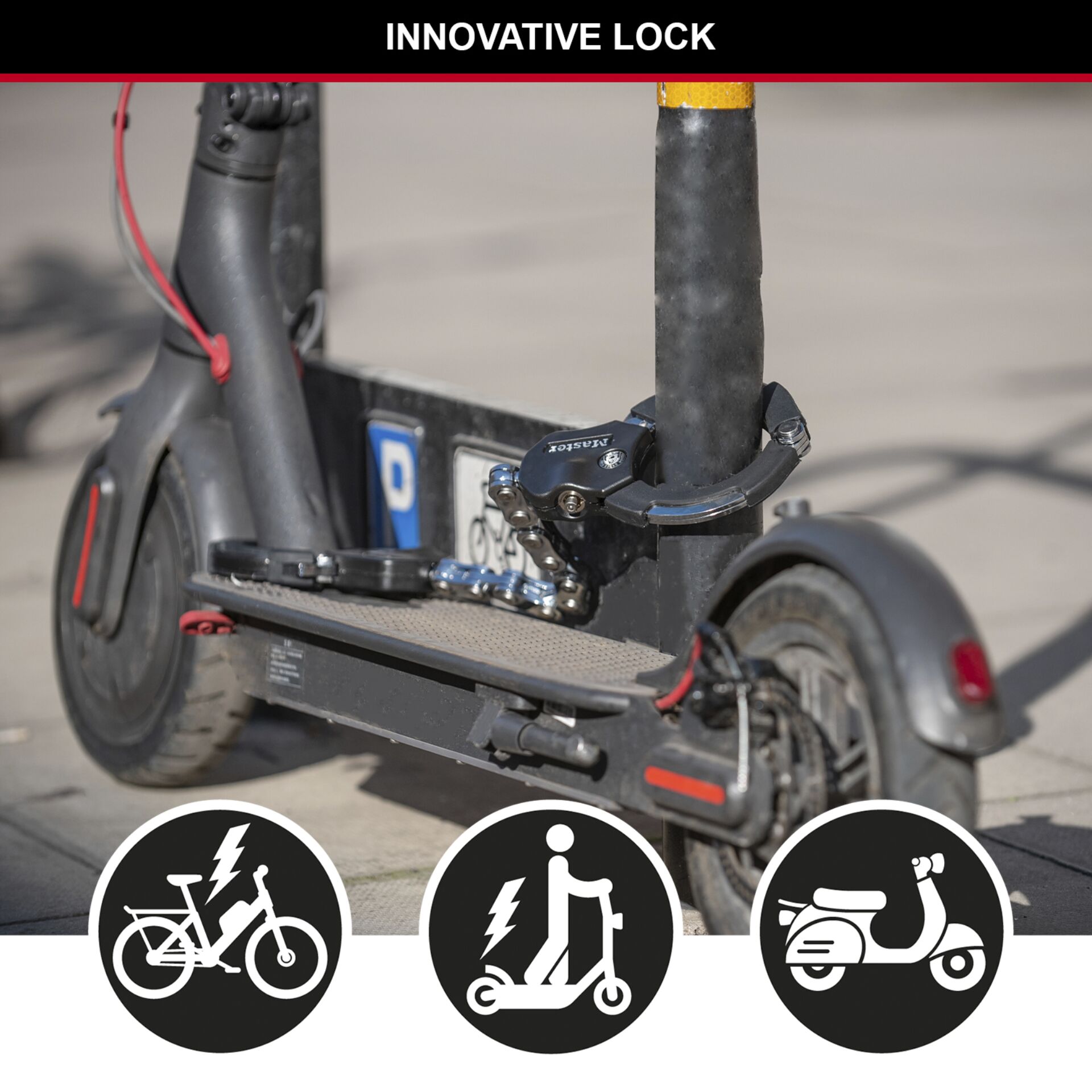 Master Lock Street Cuff con chiave lungo 8290EURDPRO