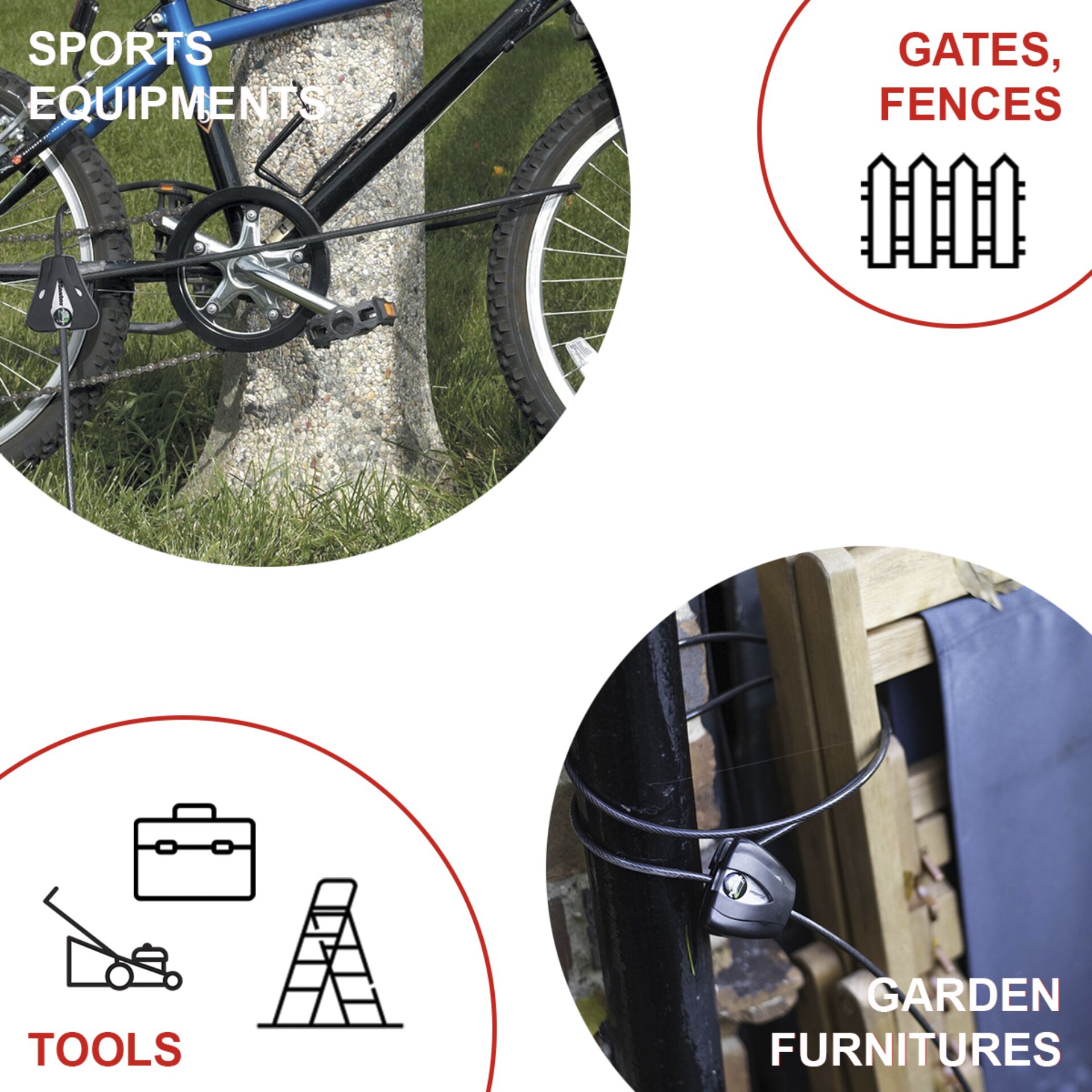 Master Lock Python lucchetto a cavo regolab. 5mm 8417EURDPRO