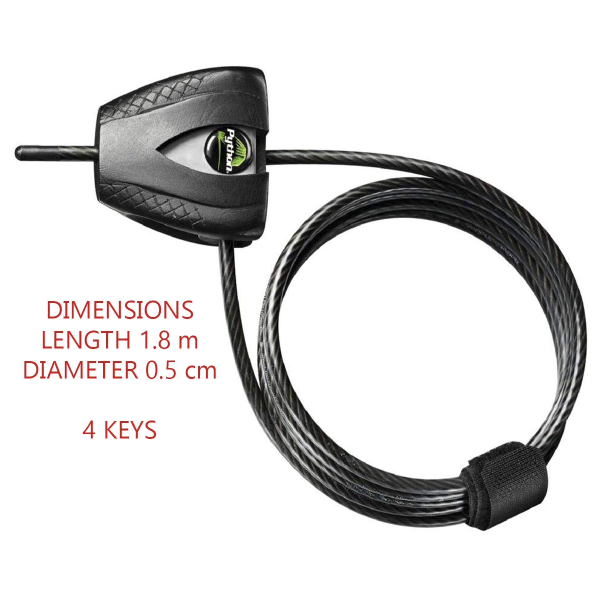 Master Lock Python lucchetto a cavo regolab. 5mm 8417EURDPRO