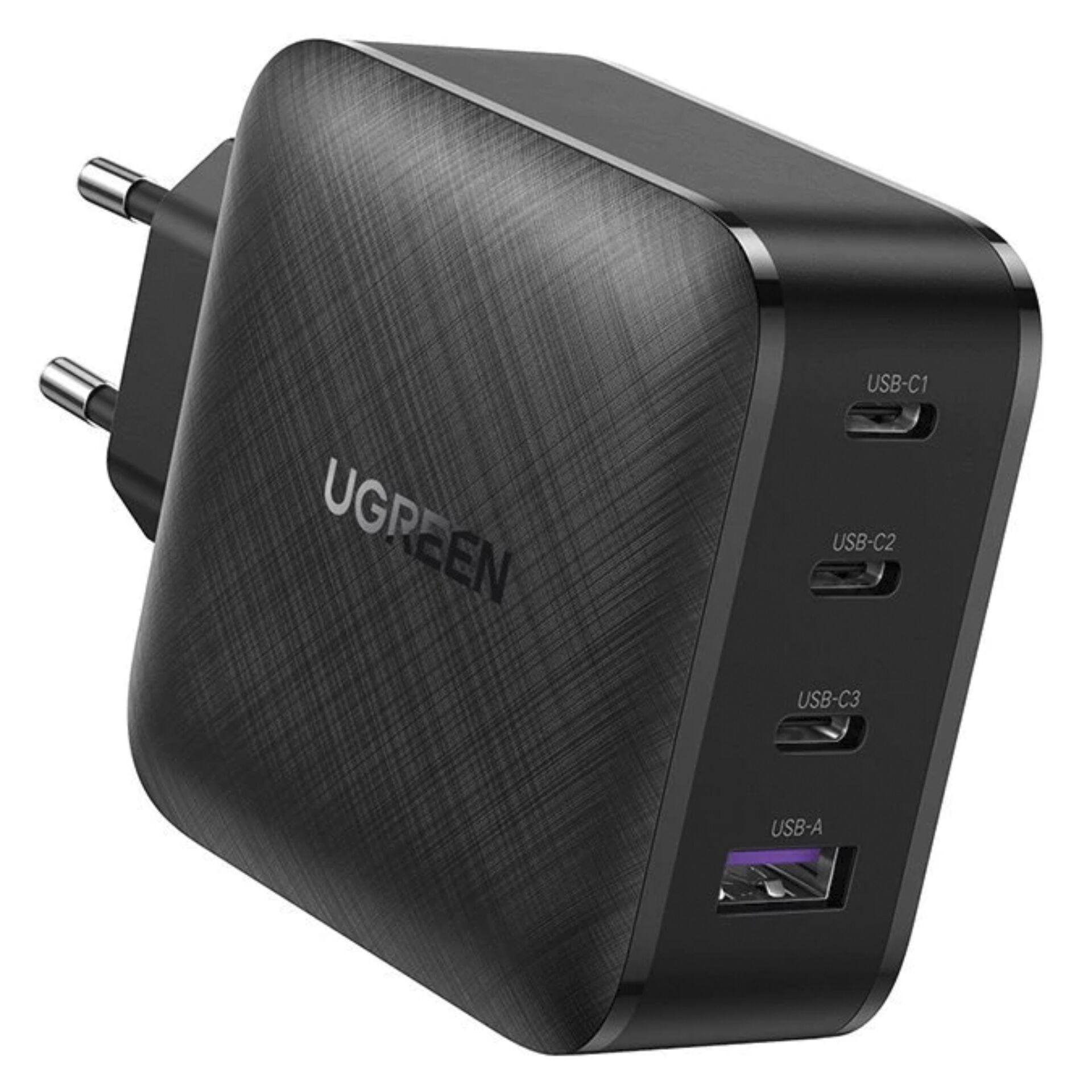 UGREEN USB-A+3xUSB-C 65W  GaN Tech Fast Wall Charger EU Blac