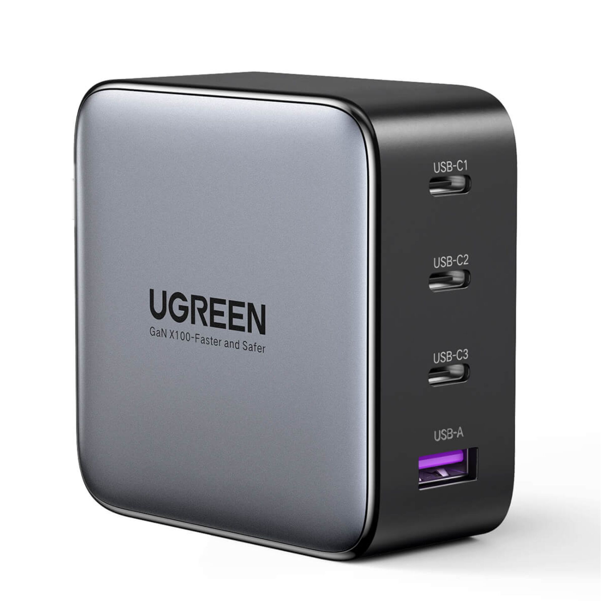 UGREEN USB-A+3xUSB-C 100W GaN Tech Fast Wall Charger EU Blac
