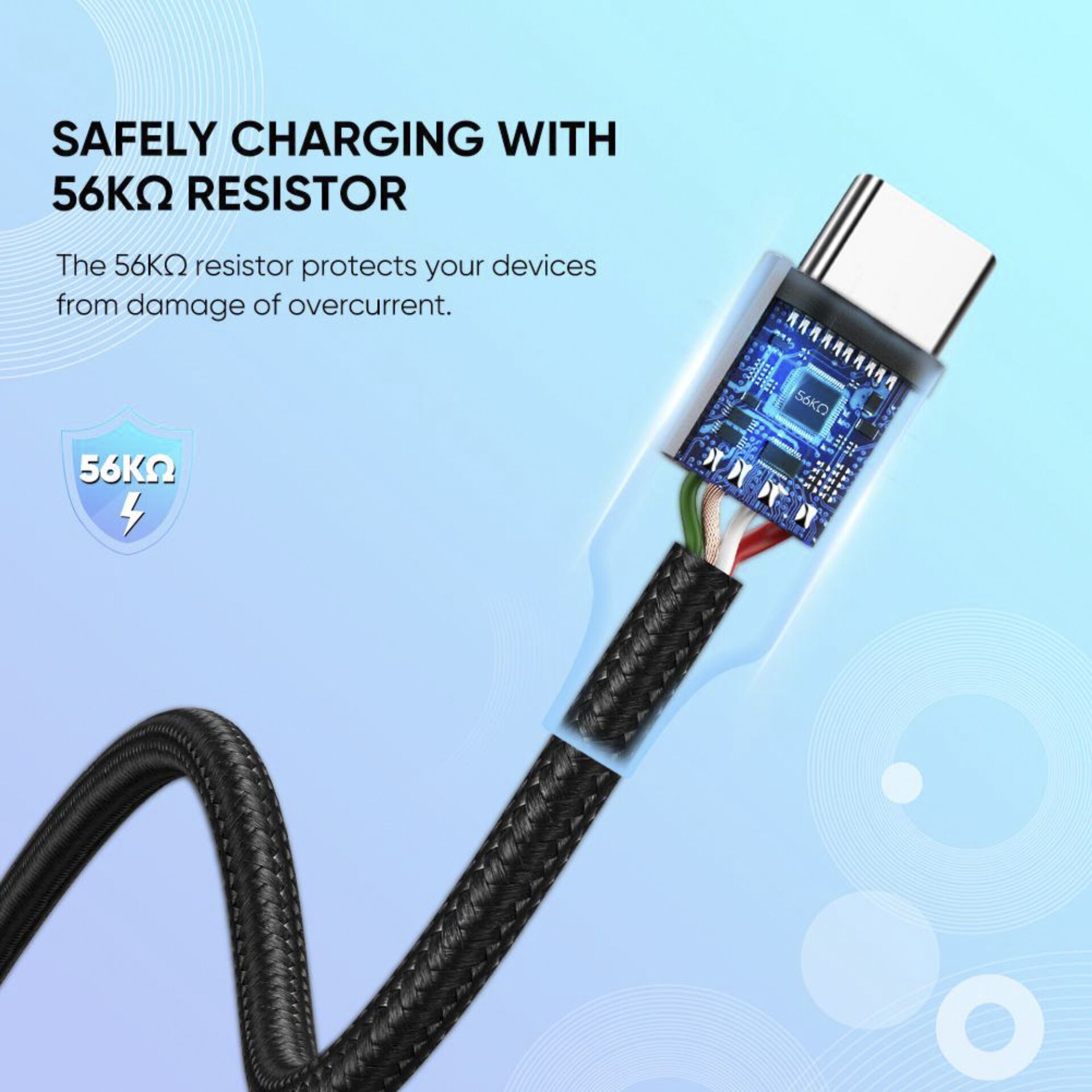 UGREEN USB-C a USB-A cavo nero 1M