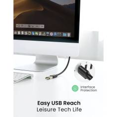 UGREEN USB-A To Female Extension Cable Black 1m 2