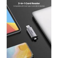 UGREEN 2-in-1 USB-C OTG Card Reader 2