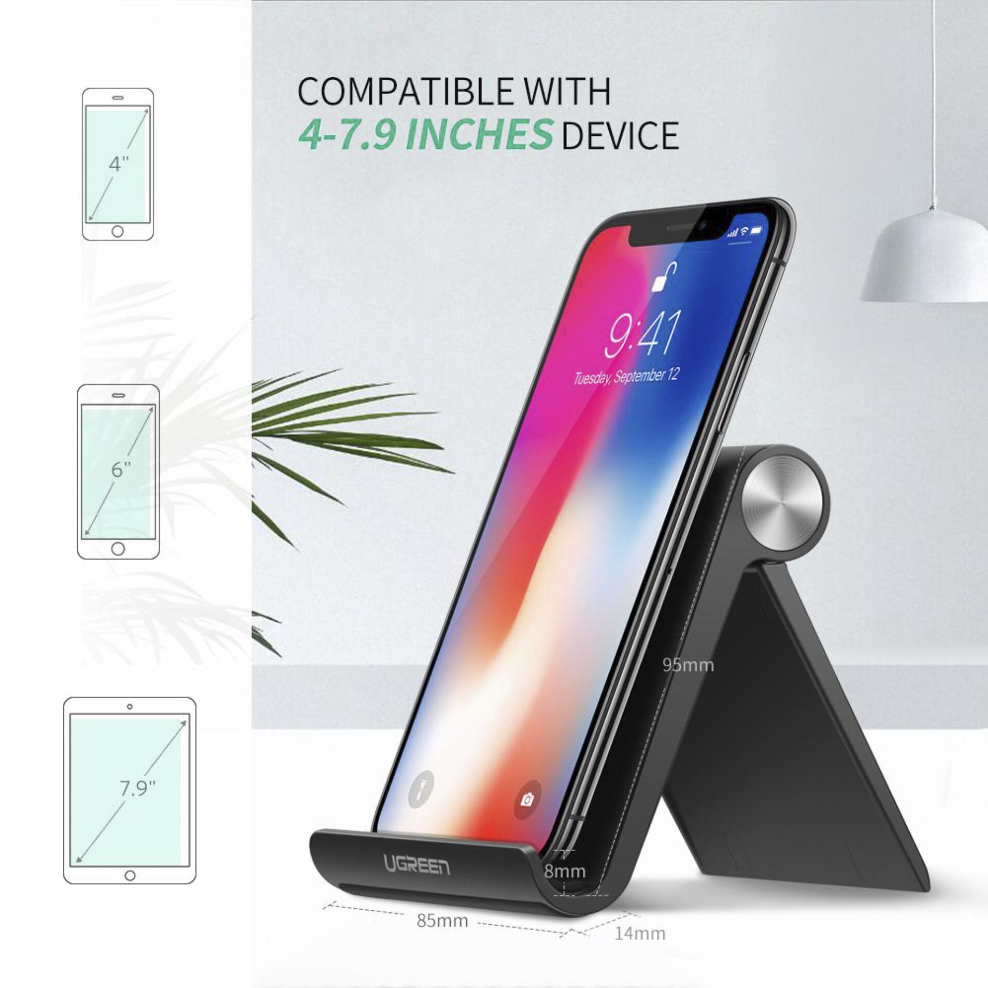 UGREEN Multi-Angle Phone Stand Black