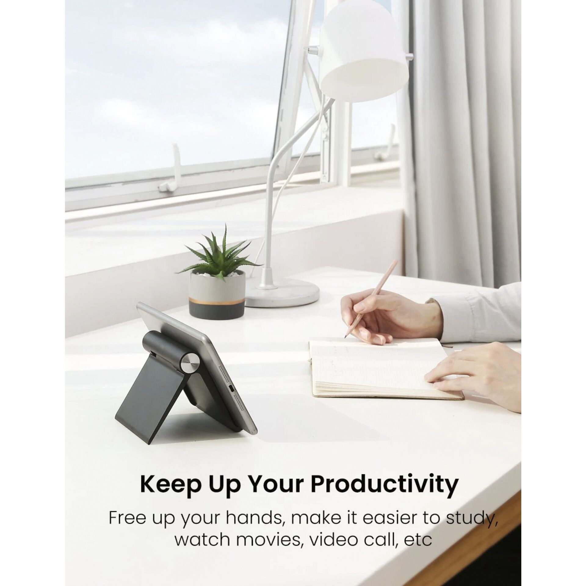 UGREEN Multi-Angle Tablet Stand nero