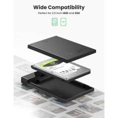 UGREEN External Hard Drive Enclosure for 2,5-Zoll HDD/SSD 2