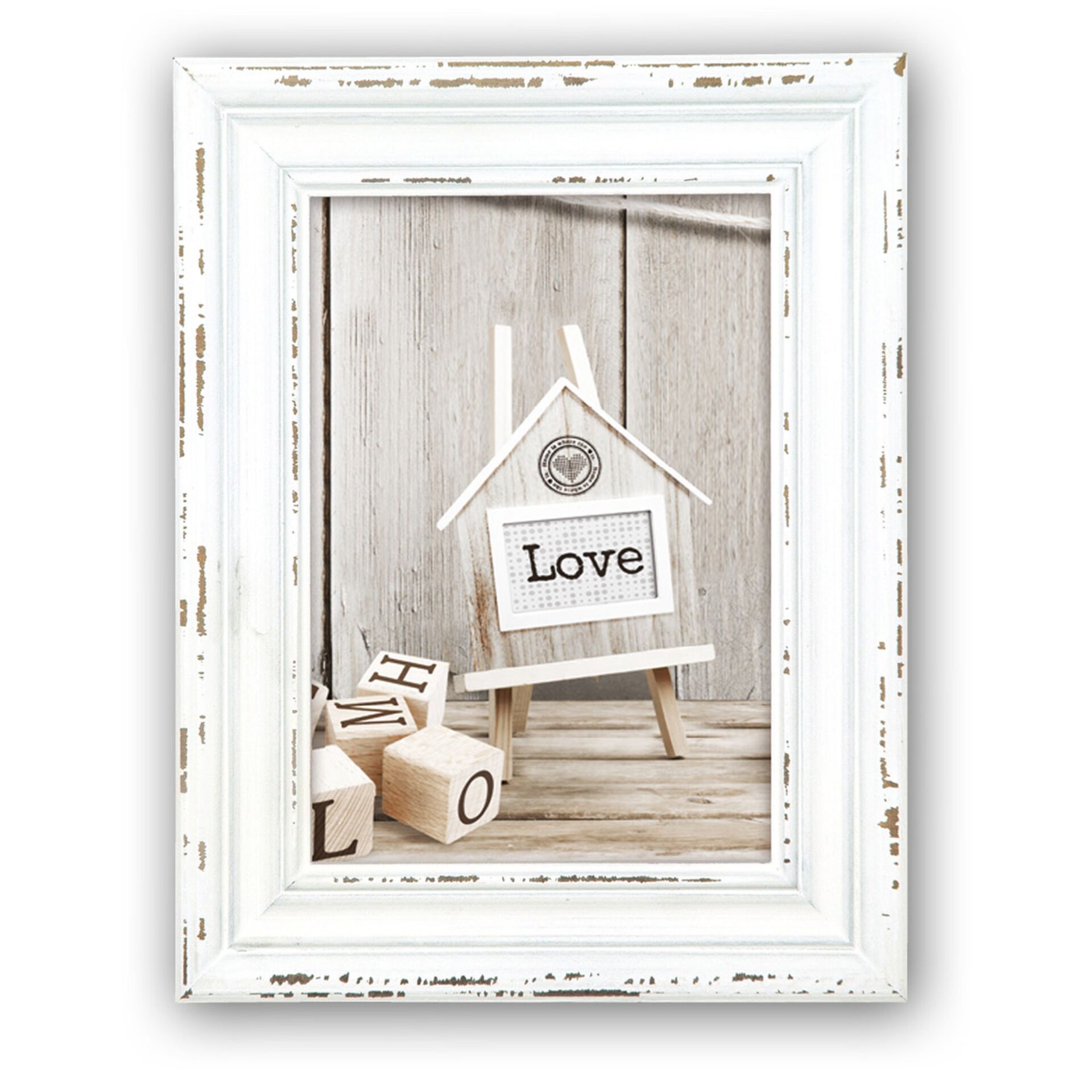 ZEP Rivoli bian. 10x15 legno cornice SY946W