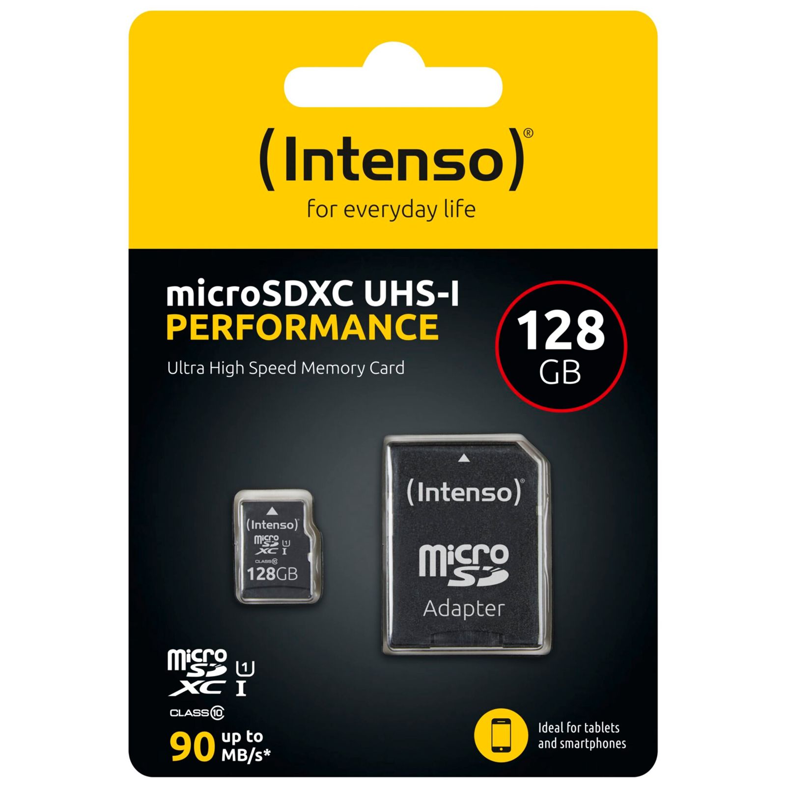 Intenso microSDXC          128GB Class 10 UHS-I U1 Performan