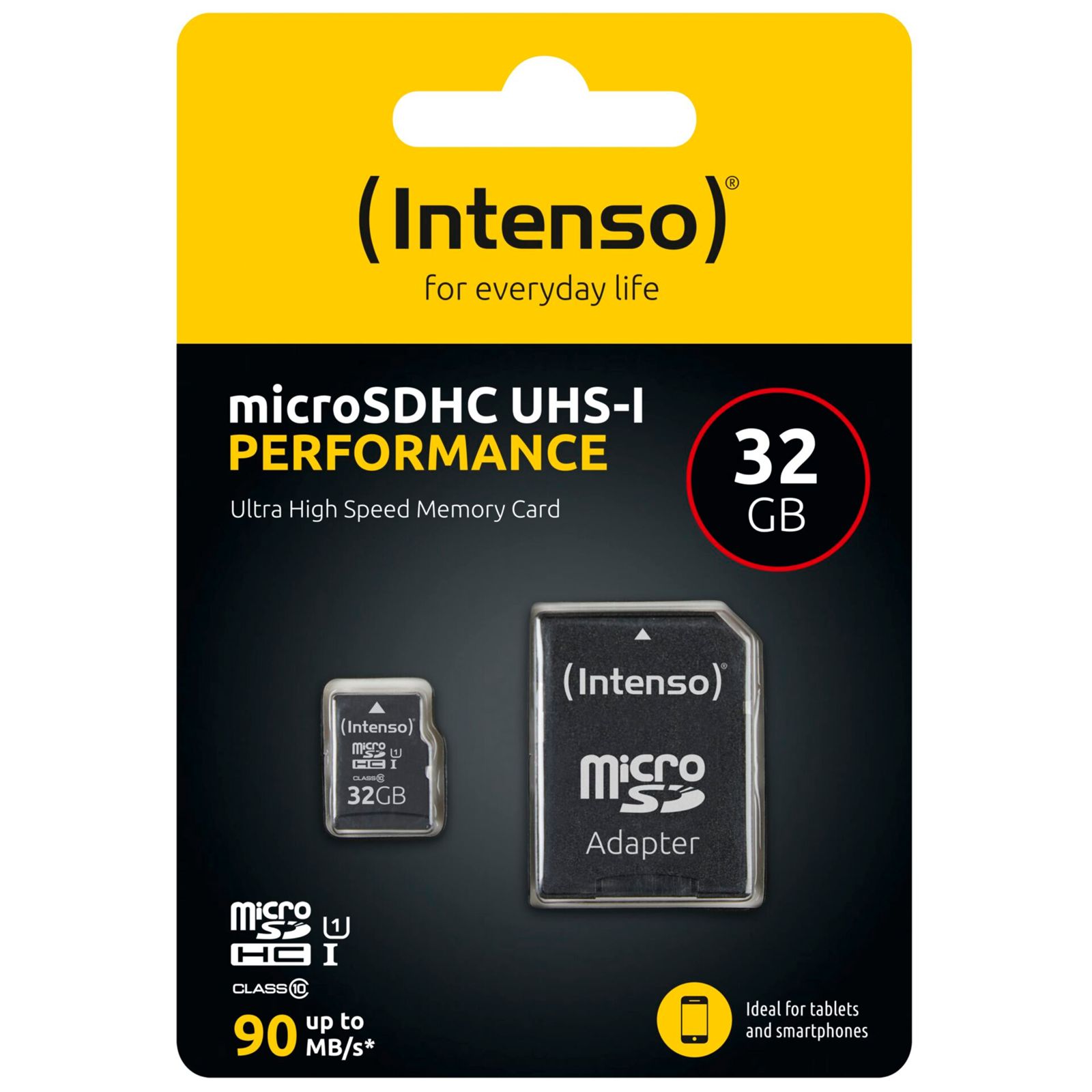 Intenso microSDHC           32GB Class 10 UHS-I U1 Performan
