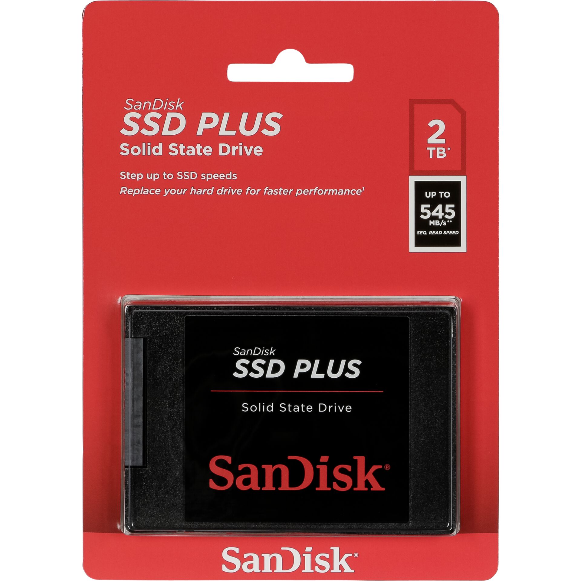 SanDisk SSD Plus             2TB Read 535 MB/s    SDSSDA-2T0