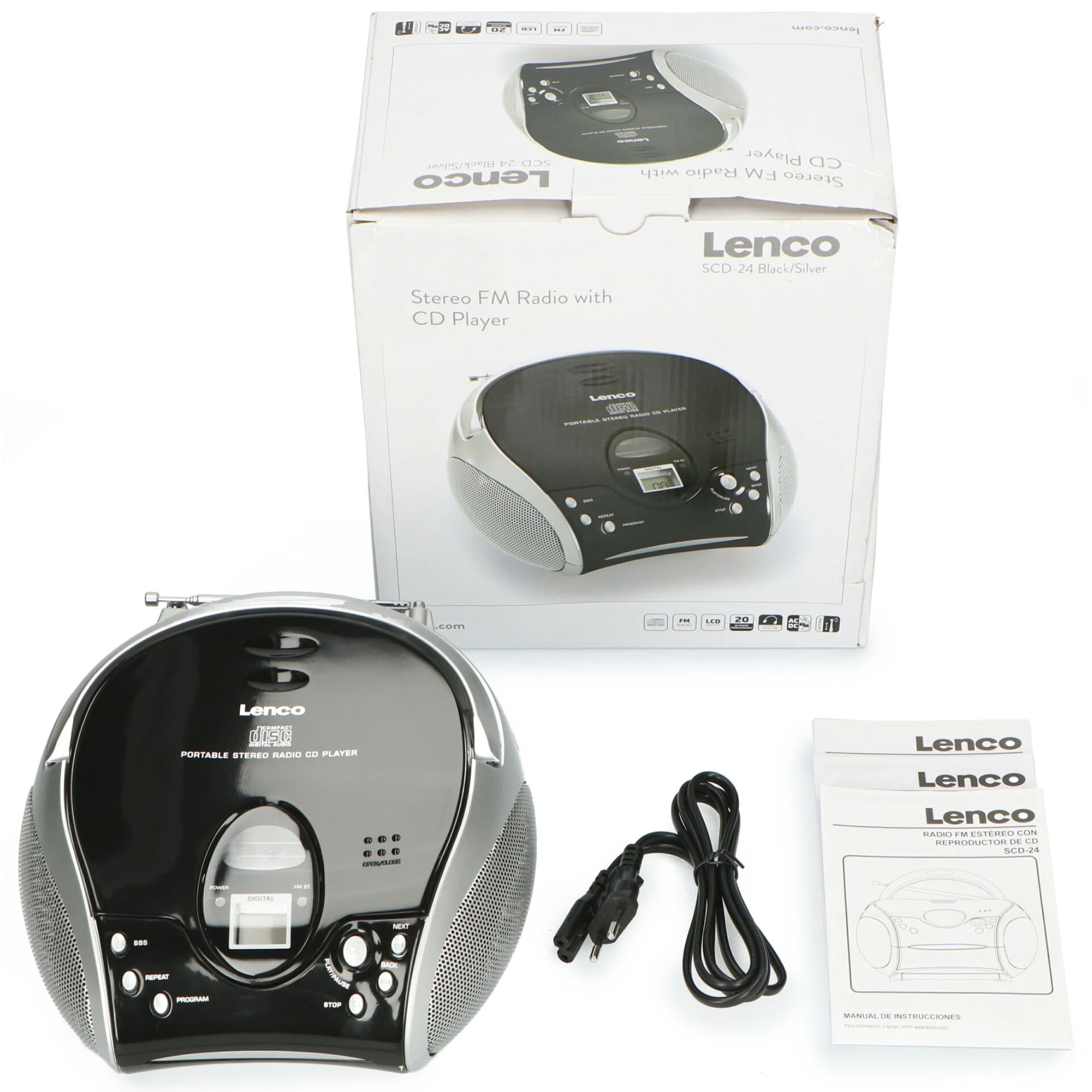 Lenco SCD-24 nero/argento
