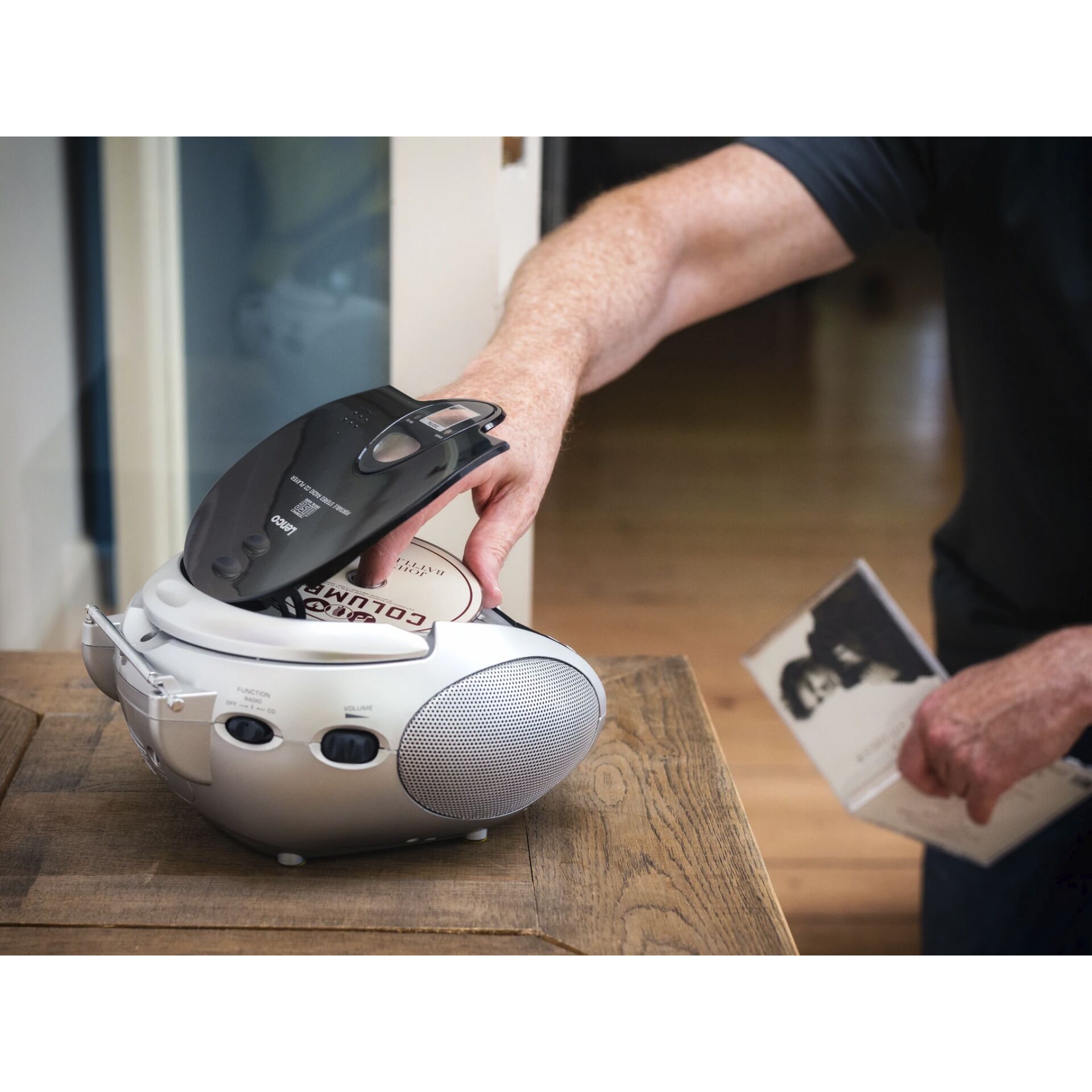 Lenco SCD-24 nero/argento