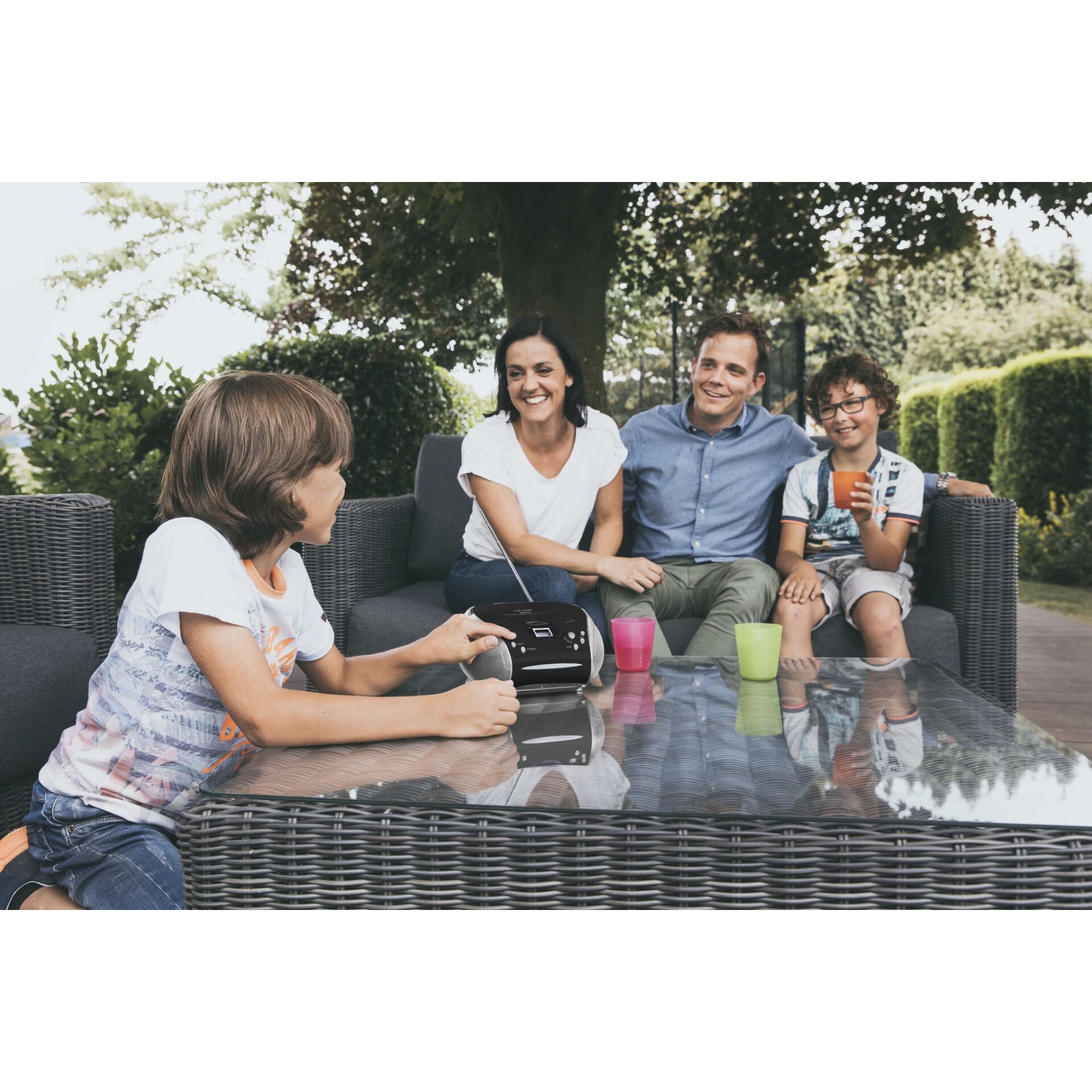 Lenco SCD-24 nero/argento