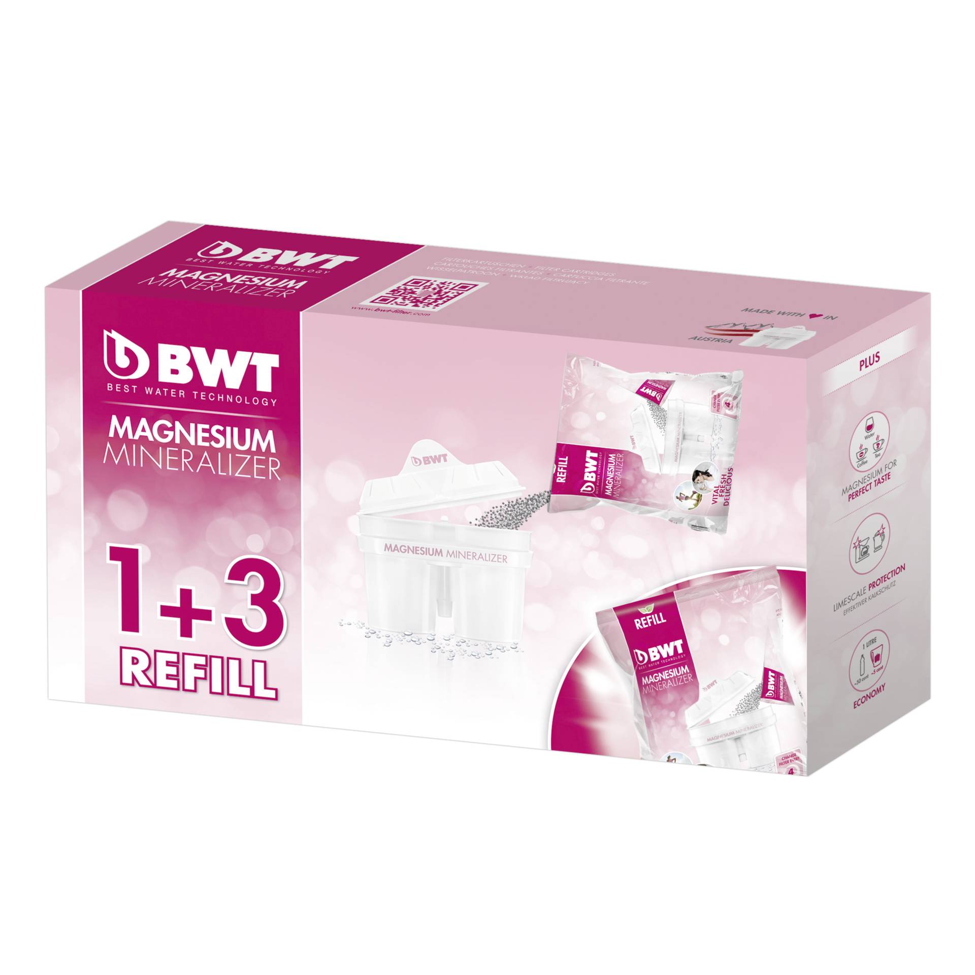 BWT 814544 Longlife Refill 1+3 bianco