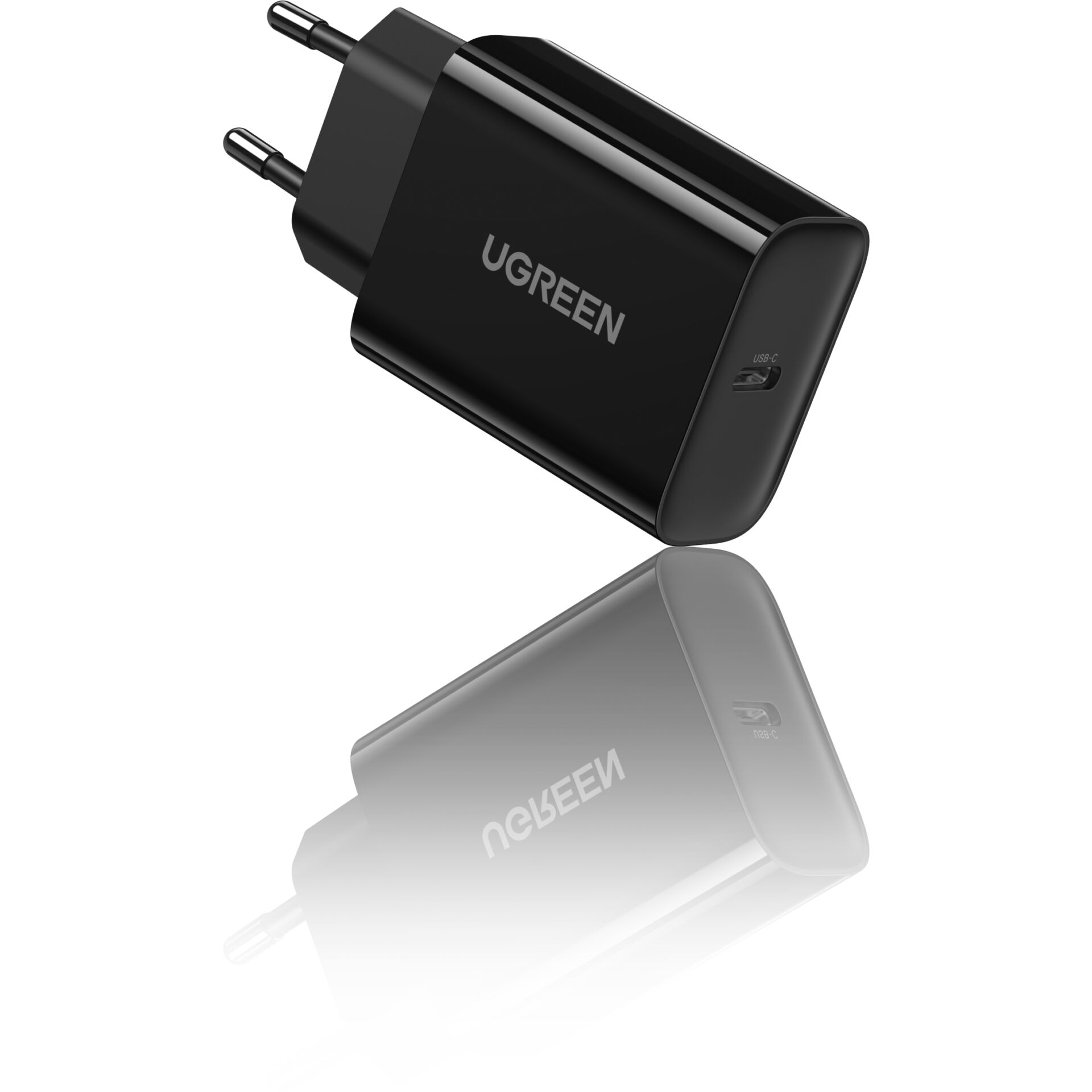 UGREEN USB-C 20W PD caricatore da parete EU nero