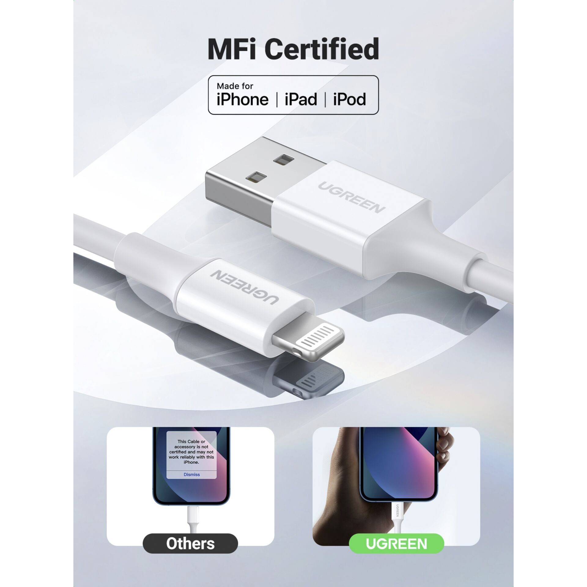 UGREEN Lightning a USB-A cavo