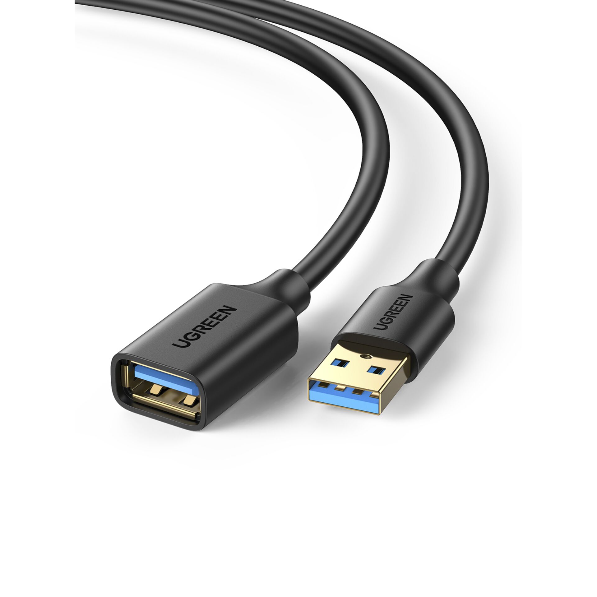 UGREEN USB-A To Female Extension Cable Black 3m