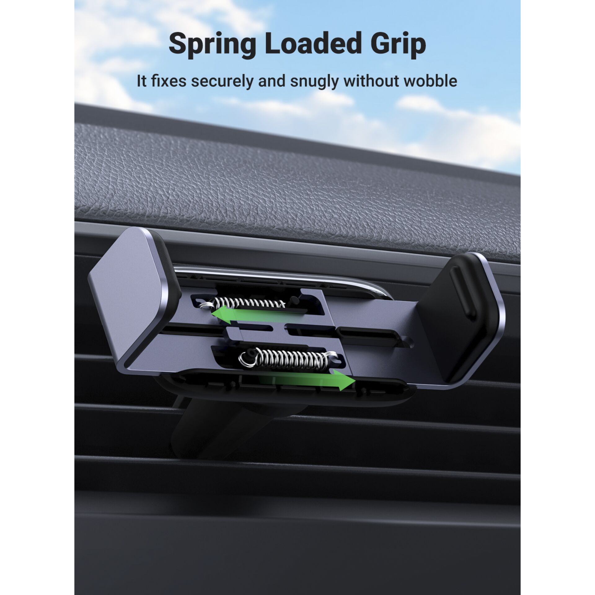 UGREEN Air Vent Car Mount Phone Holder nero