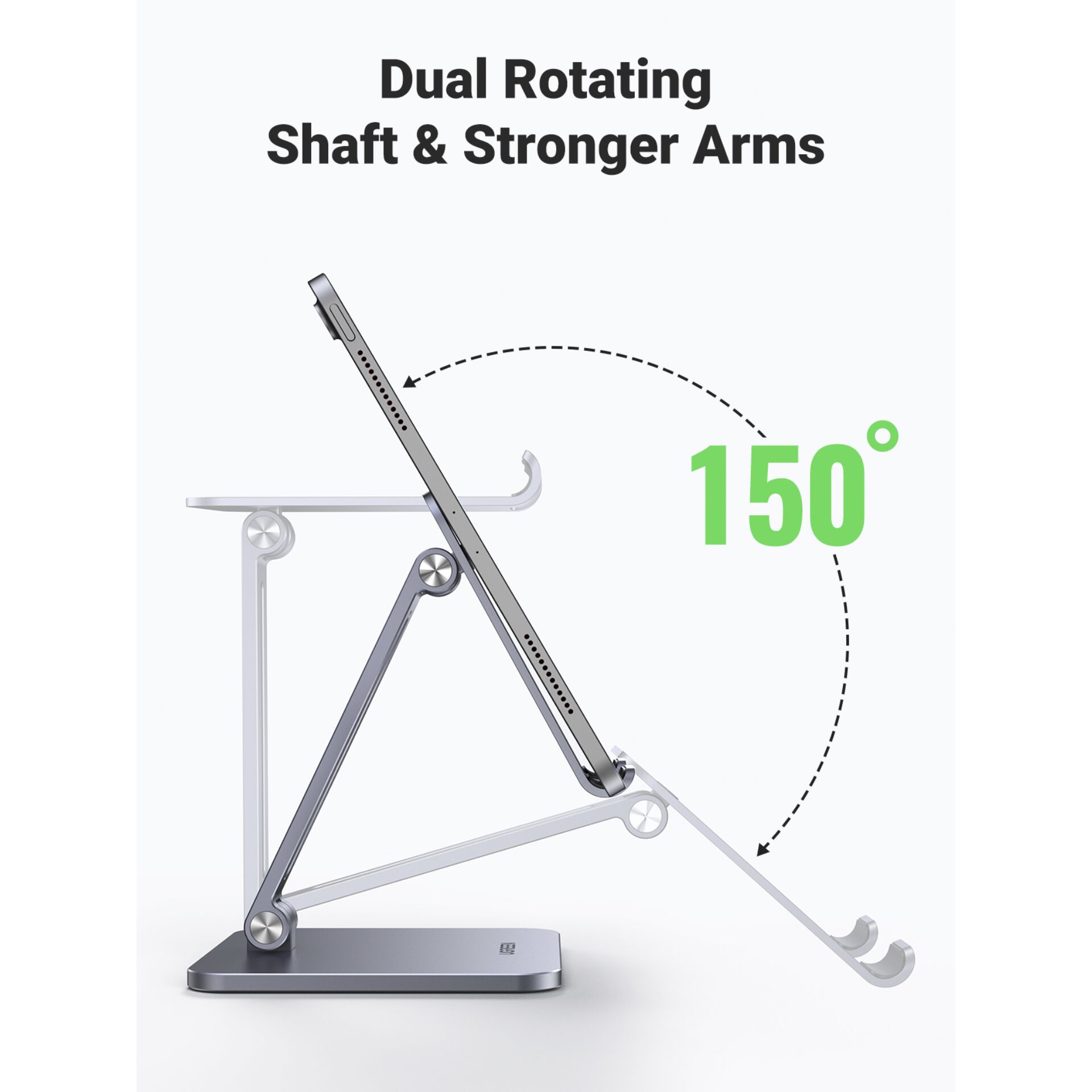 UGREEN Foldable Multi-Angle Pad Stand grigio
