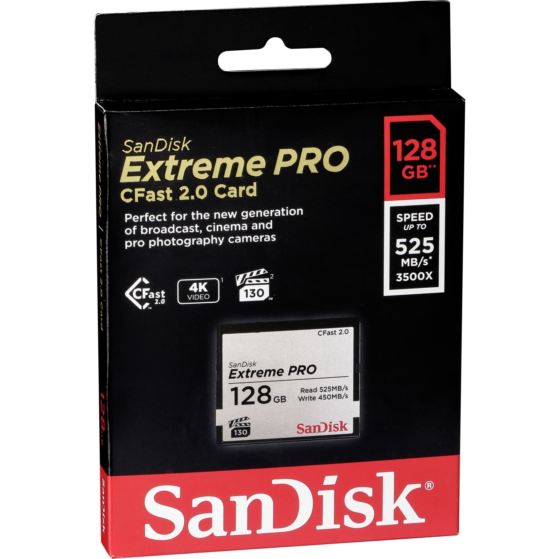 SanDisk CFAST 2.0 VPG130   128GB Extreme Pro     SDCFSP-128G