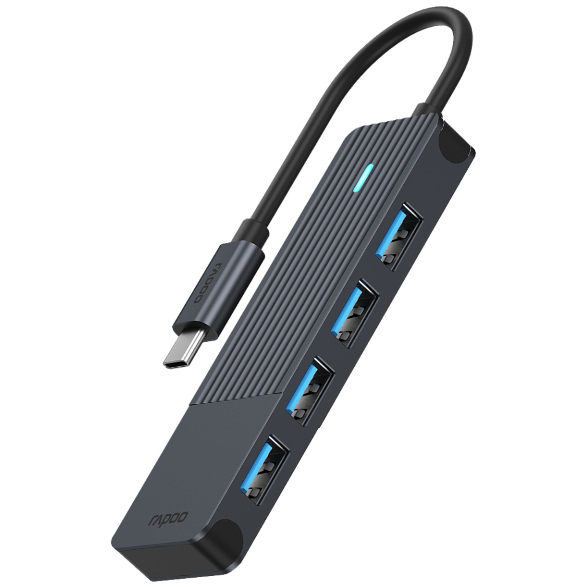 Rapoo USB-C Hub grigio USB-C su USB-A