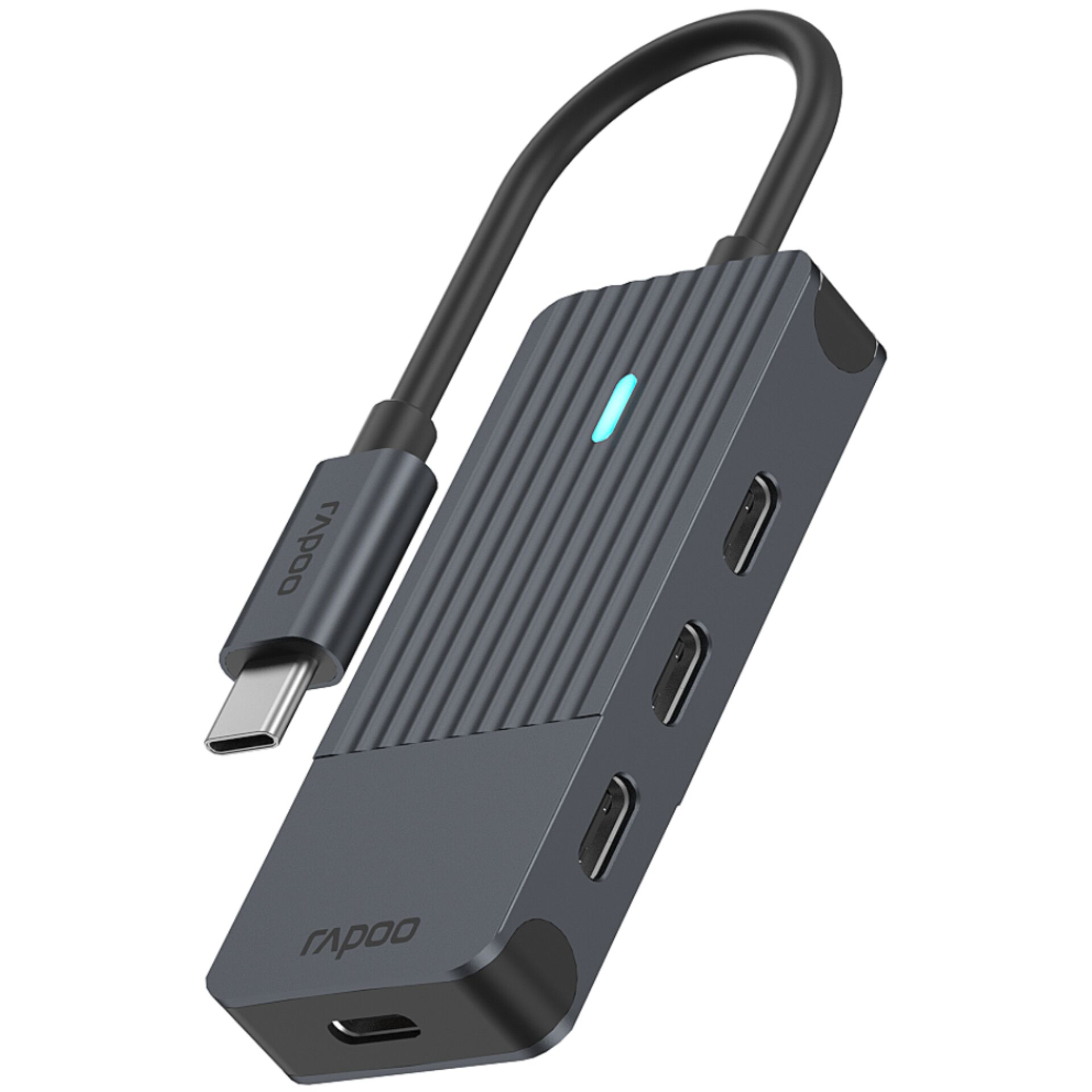 Rapoo USB-C Hub grigio USB-C su USB-C