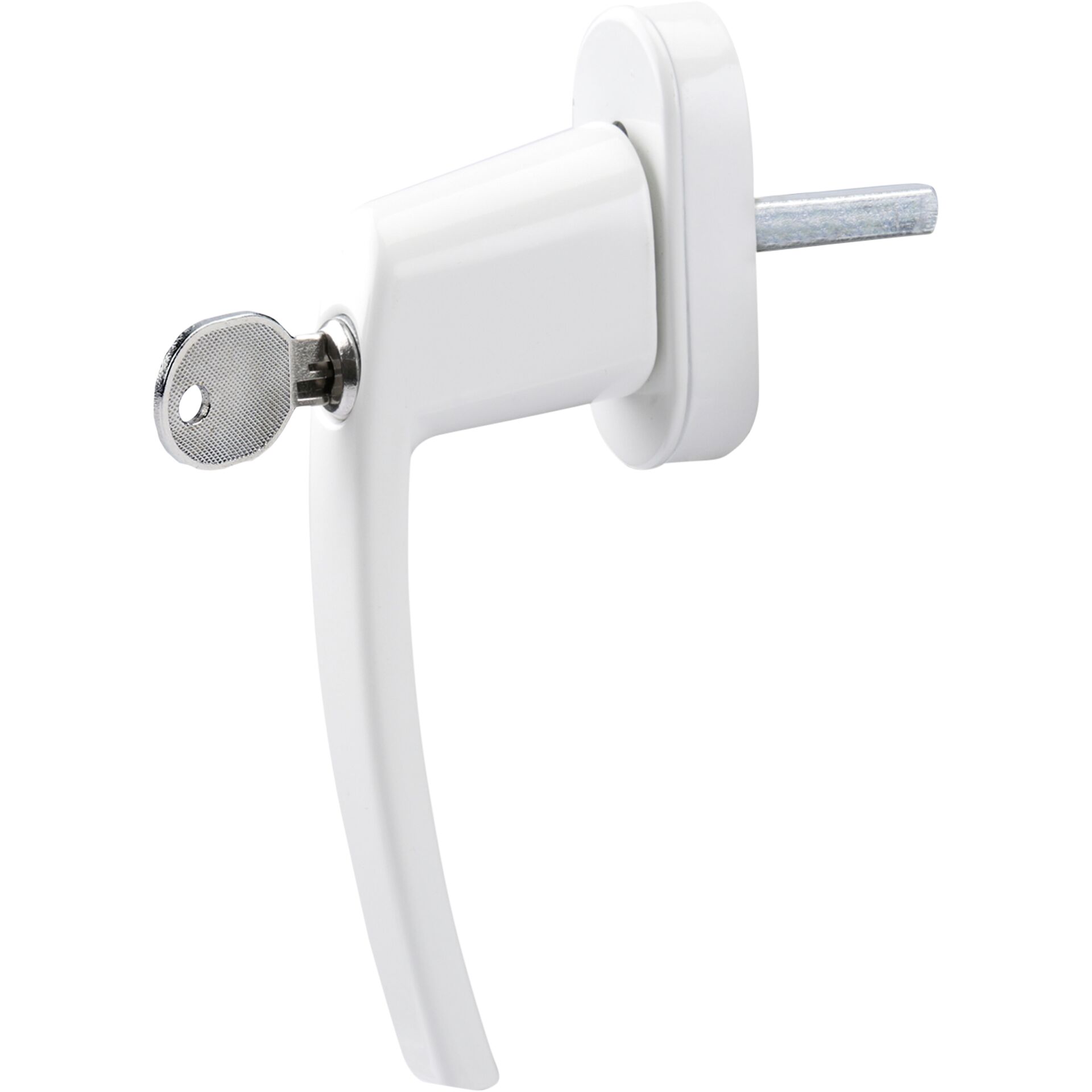 Olympia maniglia per finestra con serratura FGS 100 bianco