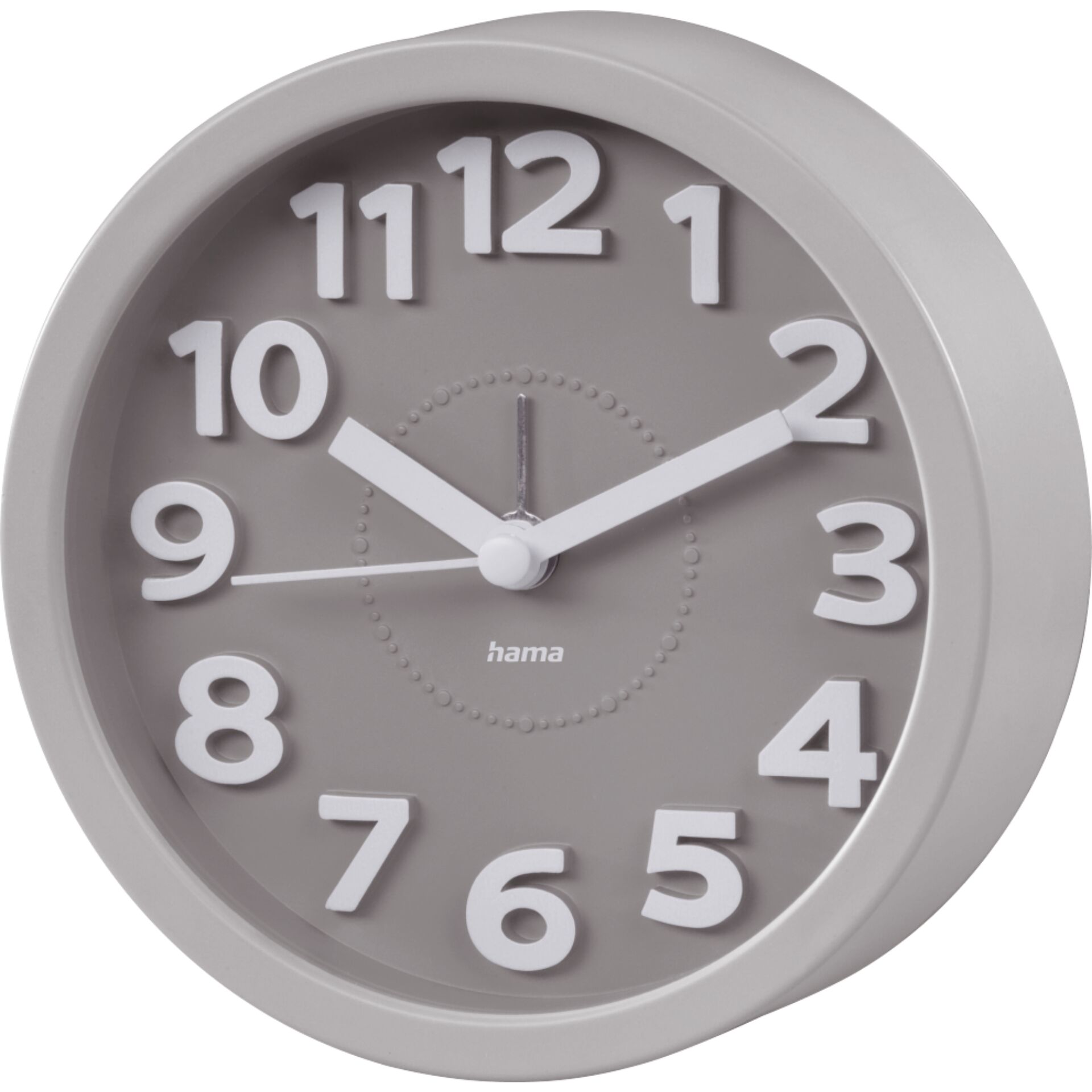 Hama Alarm Clock Retro, round Taupe, silent             1863