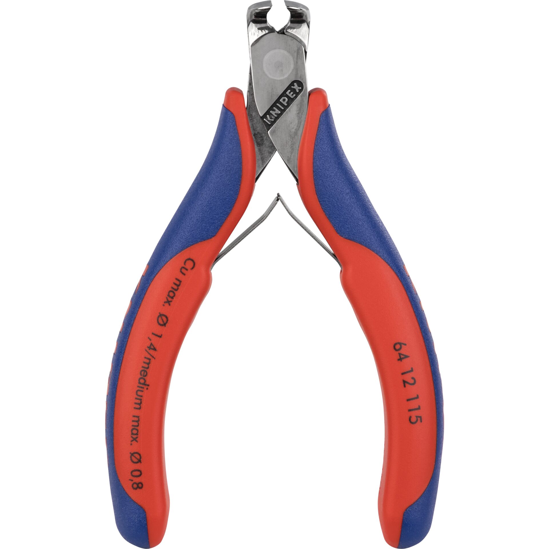 KNIPEX tronchese per elettronica con tagliente frontale