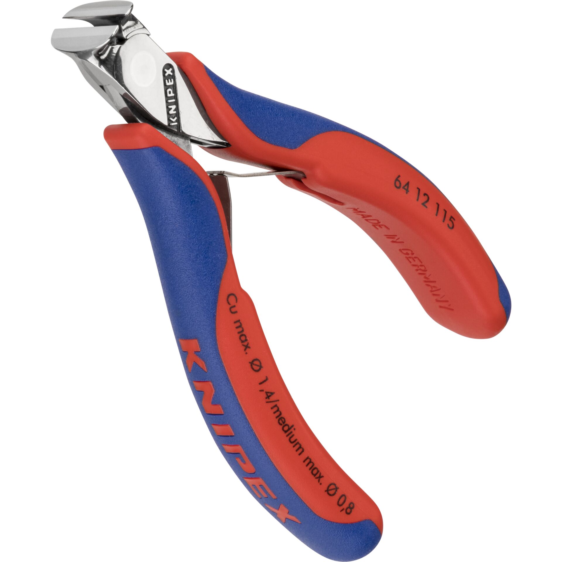 KNIPEX tronchese per elettronica con tagliente frontale