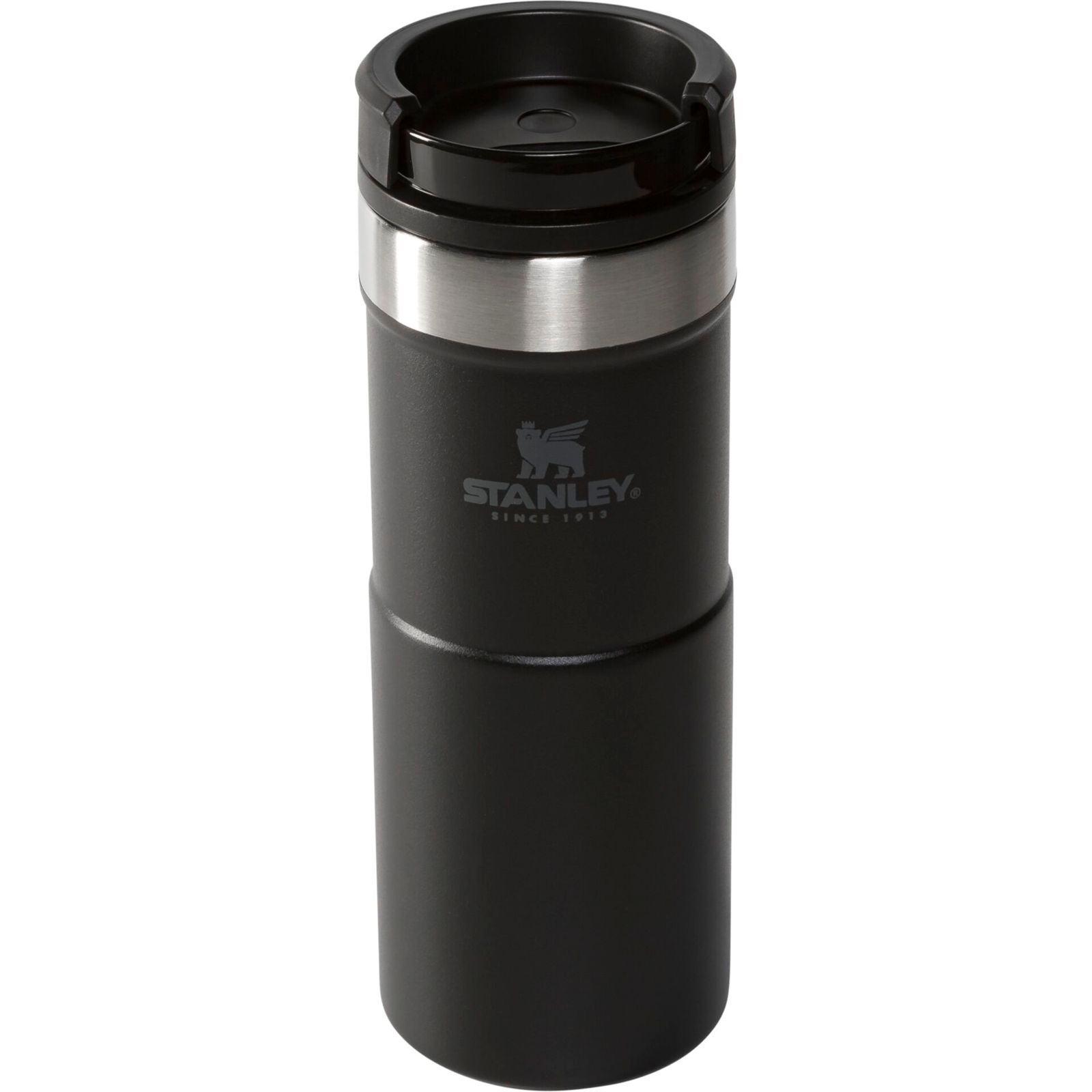 Stanley NeverLeak tazza da viaggio 0,35L Matte Black Pebble