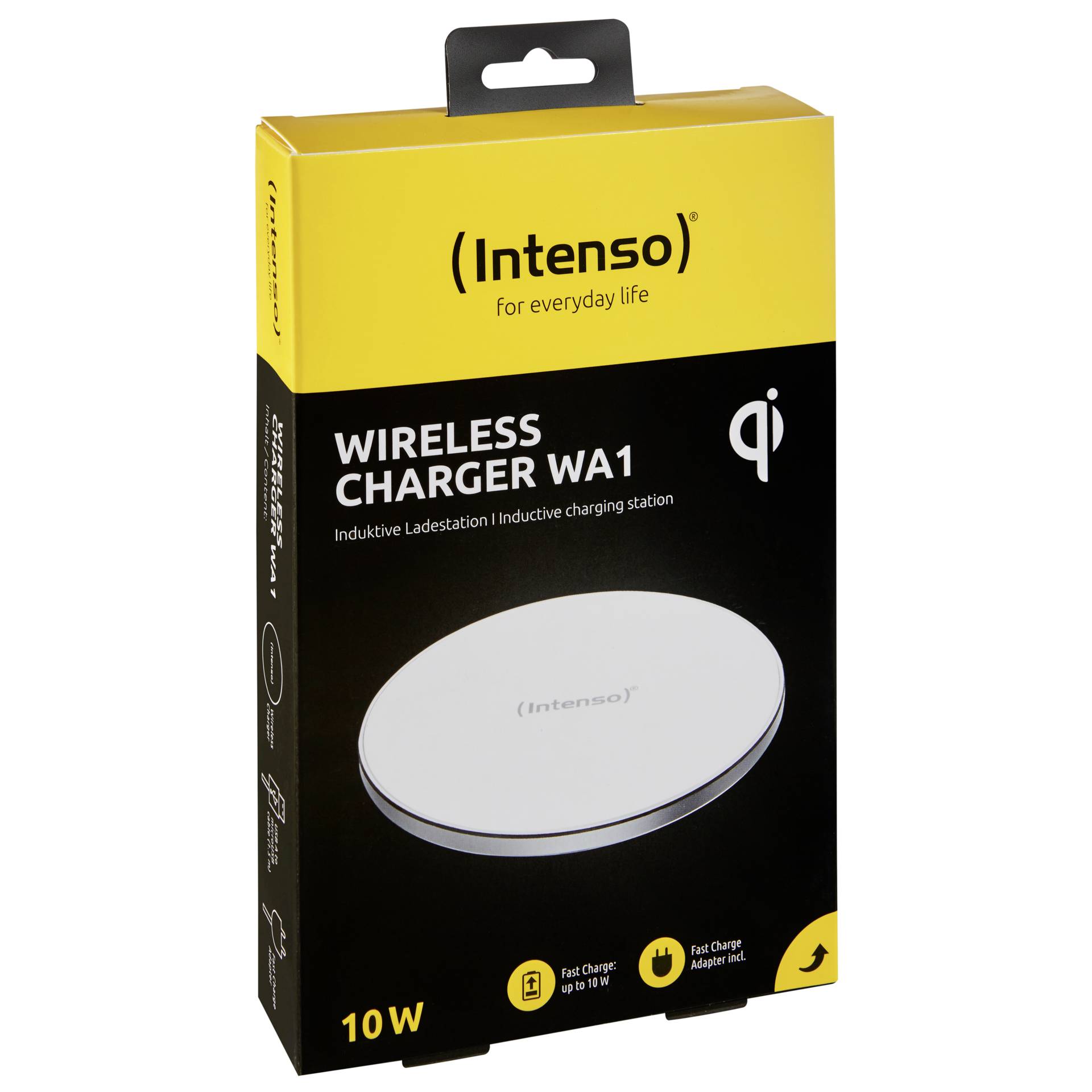 Intenso Wireless Charger QI incl Fast Charge adatt. bianco
